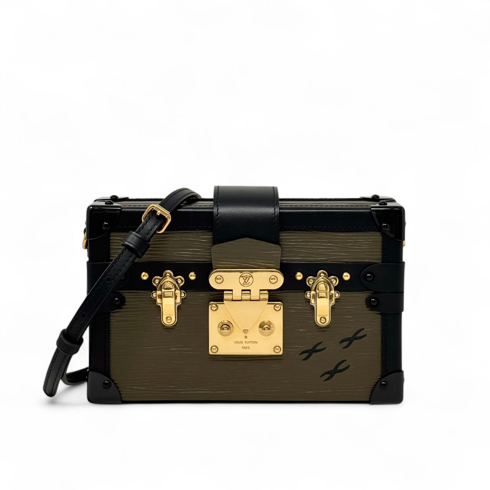 Louis Vuitton Green Epi Petite Malle