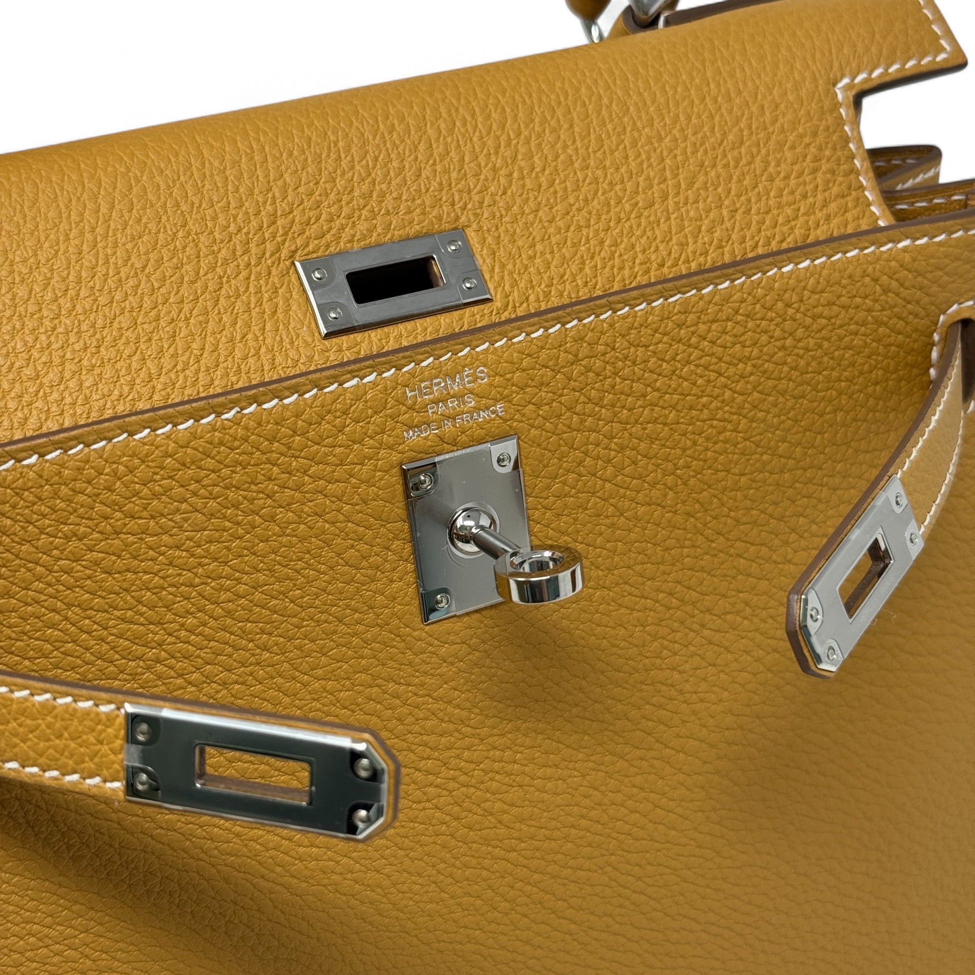Hermes Naturel Sable Togo Kelly 25