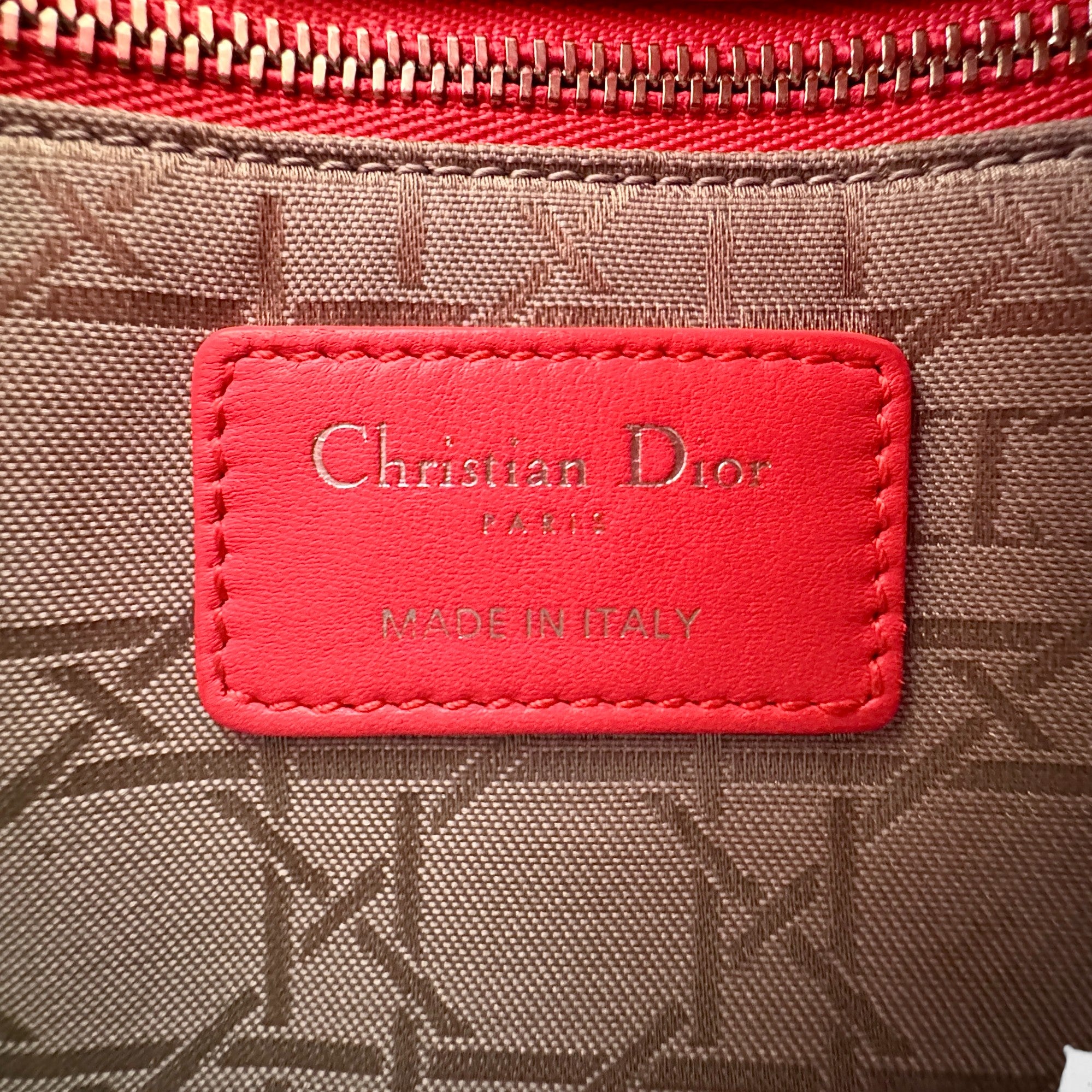 Dior Red Mini Lady Dior