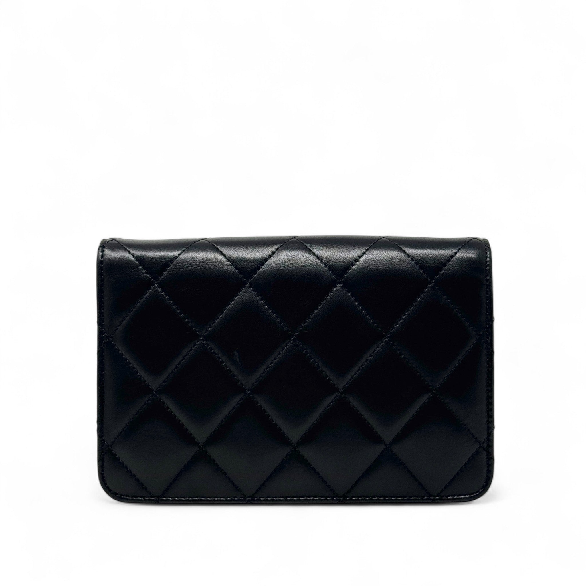 Chanel Black Golden Class Wallet On Chain