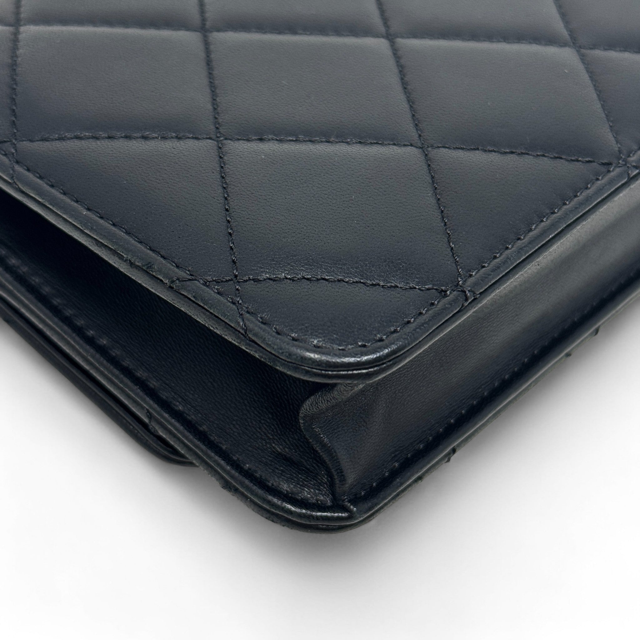 Chanel Black Golden Class Wallet On Chain