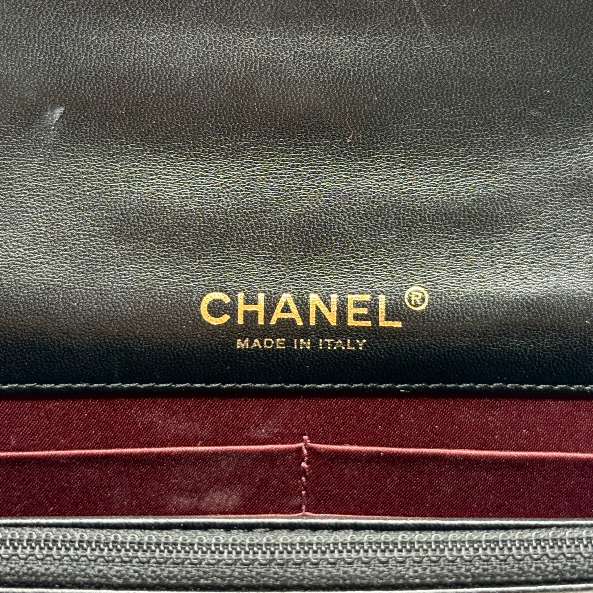 Chanel Black Golden Class Wallet On Chain