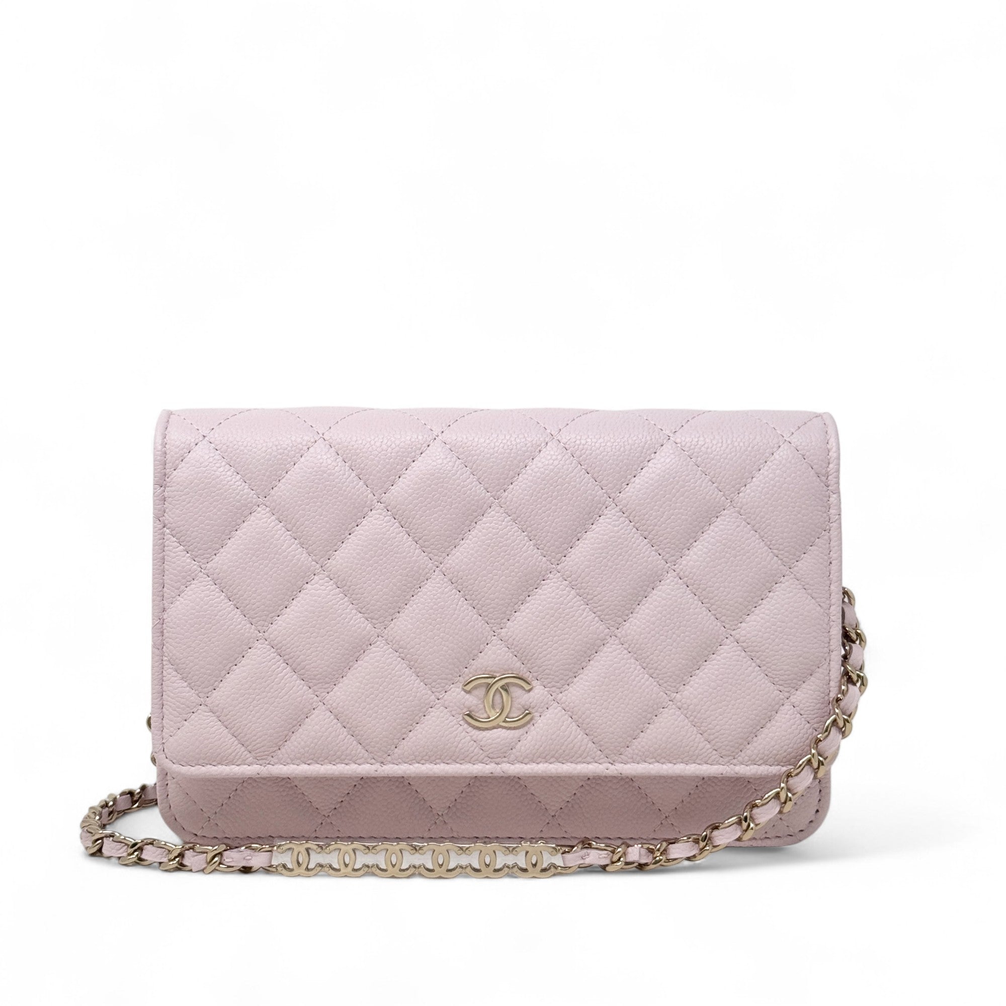 Chanel Pink Wallet On Chain