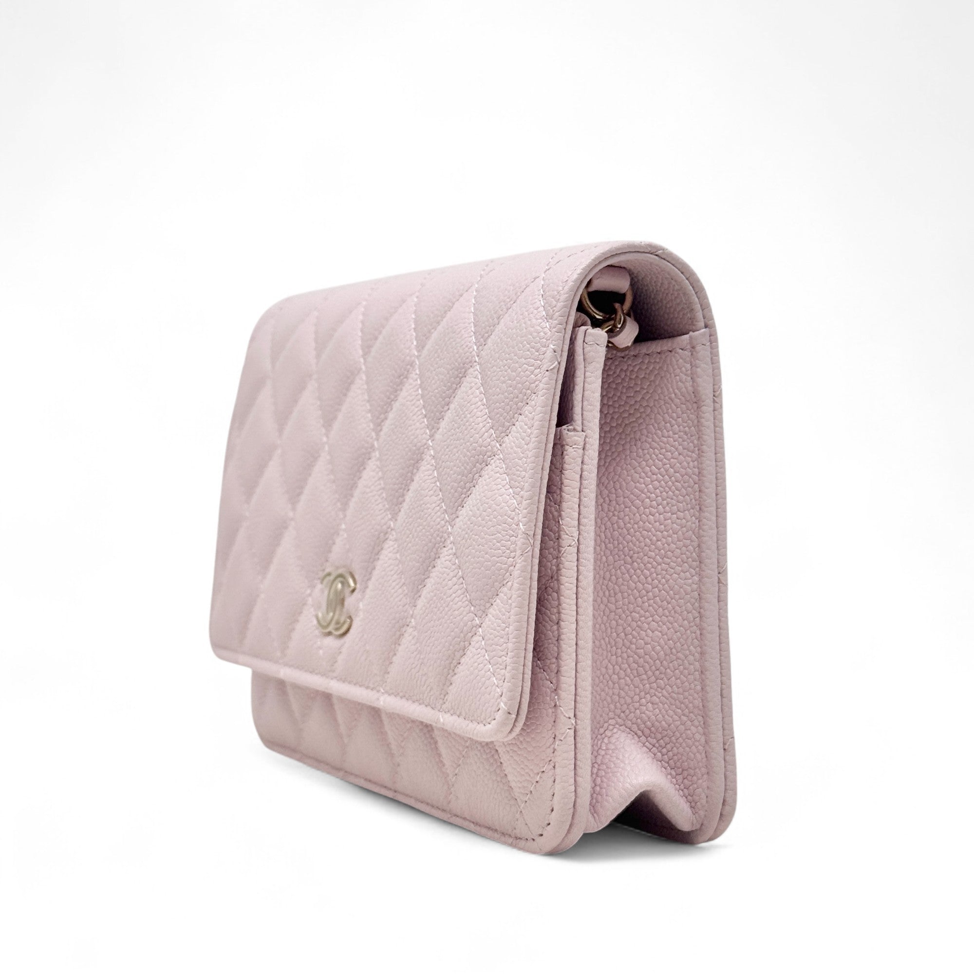 Chanel Pink Wallet On Chain