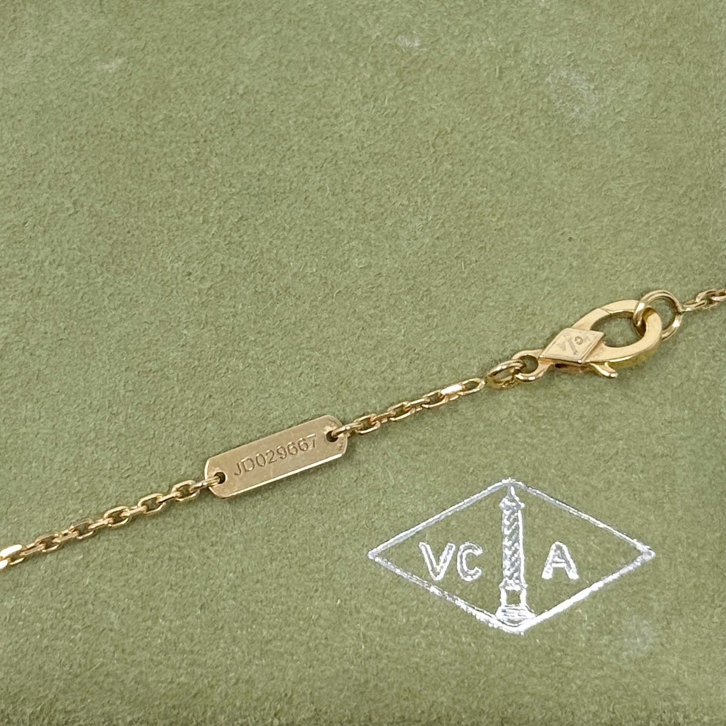 Van Cleef & Arpels White MOP Vintage Alphambra Pendant