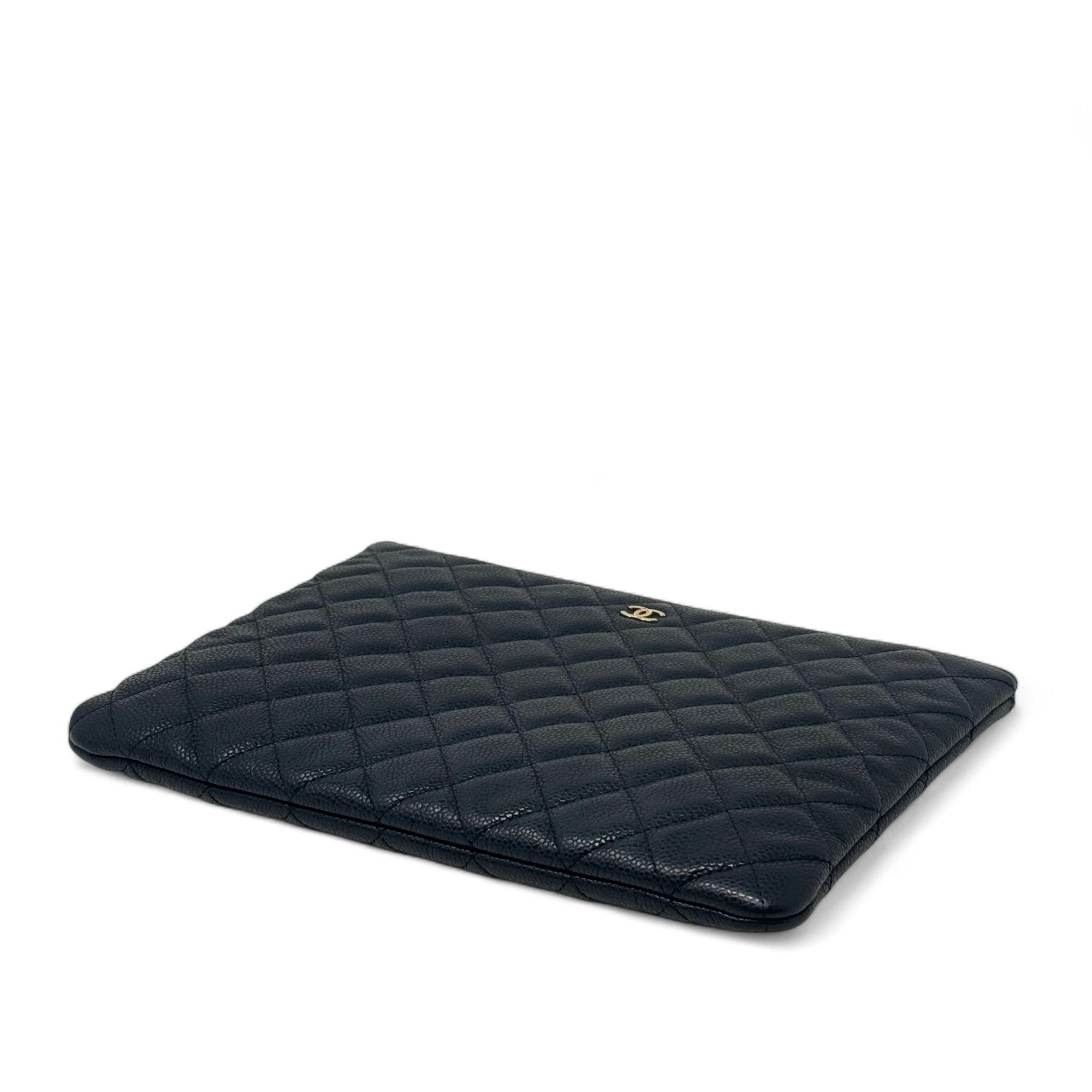 Chanel Black Small O-Case Pouch