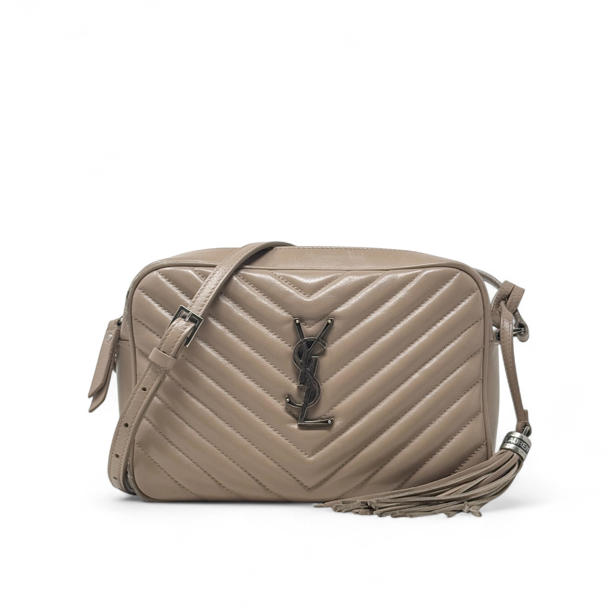 Saint Laurent Beige Lou Camera Bag