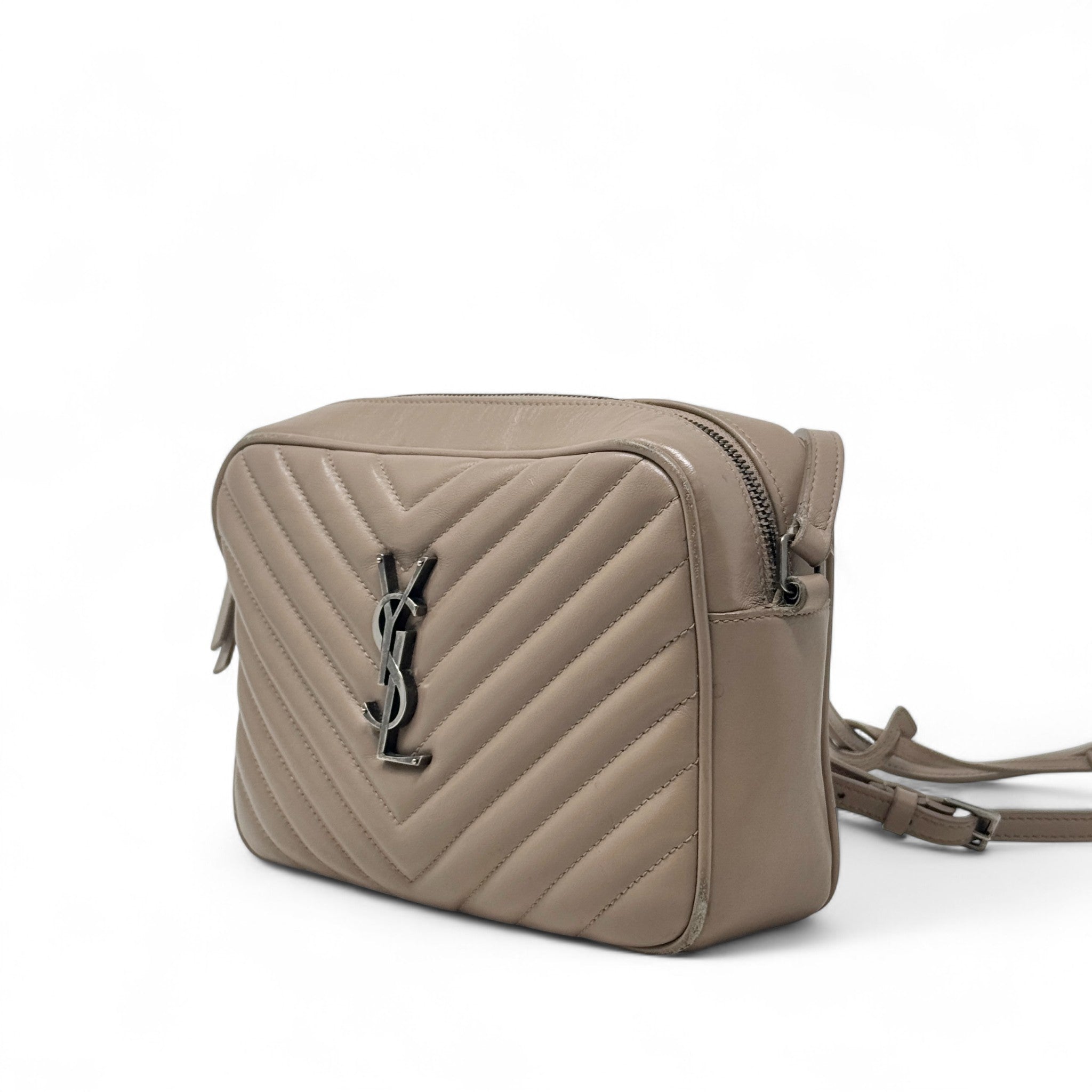 Saint Laurent Beige Lou Camera Bag