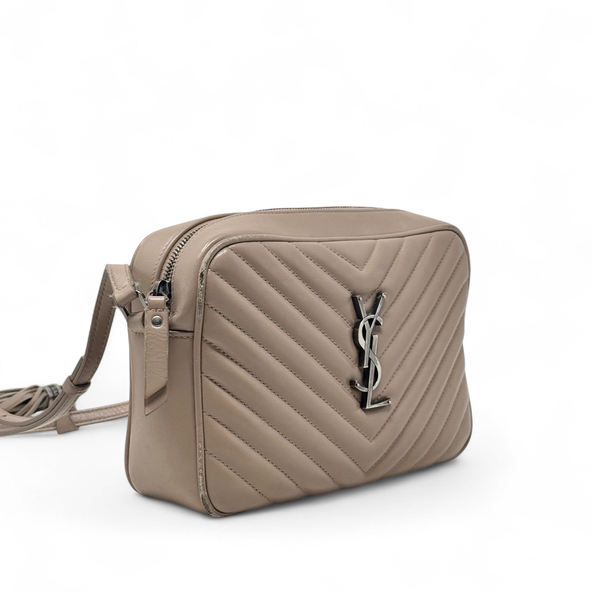 Saint Laurent Beige Lou Camera Bag