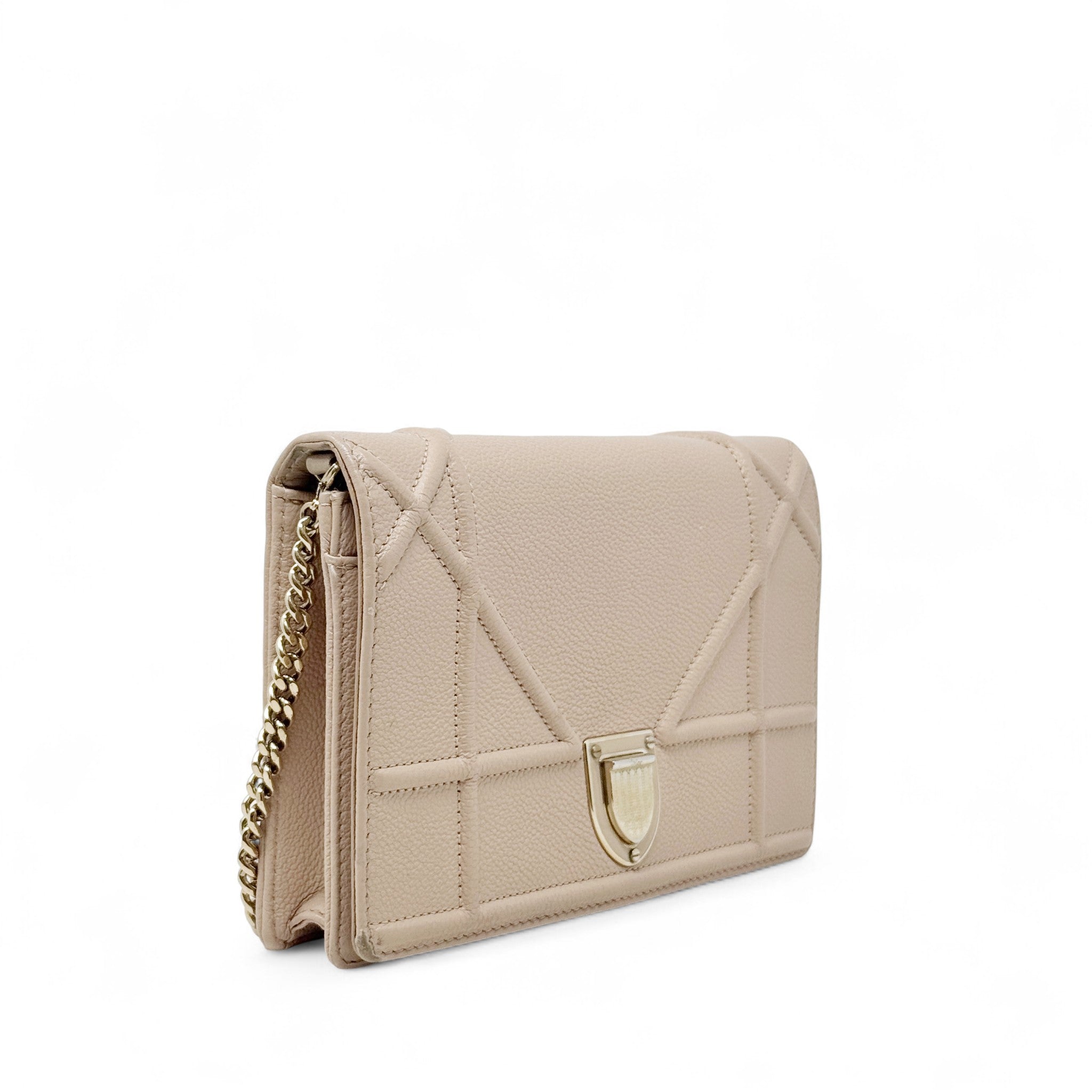 Dior Pink Diorama Wallet On Chain