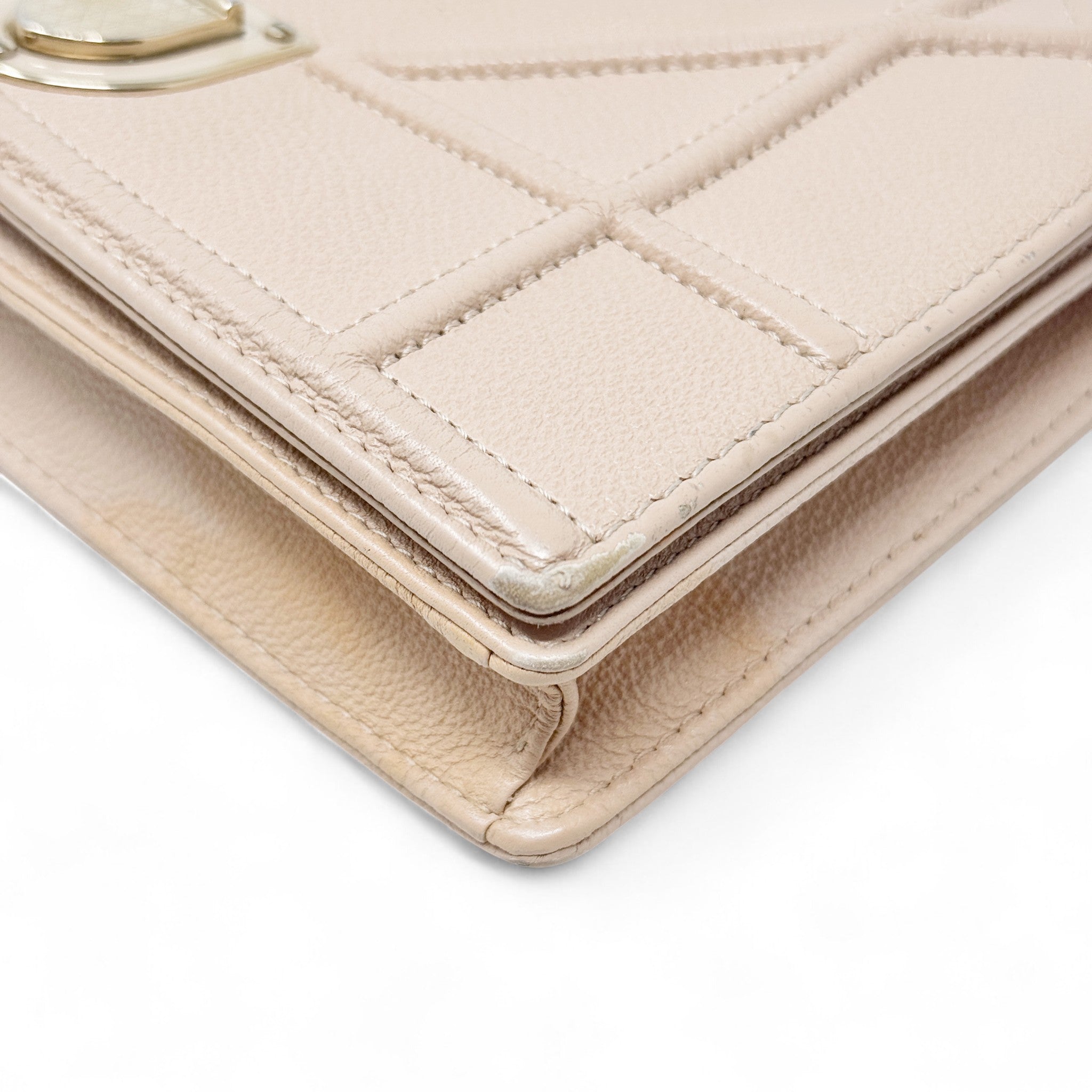 Dior Pink Diorama Wallet On Chain