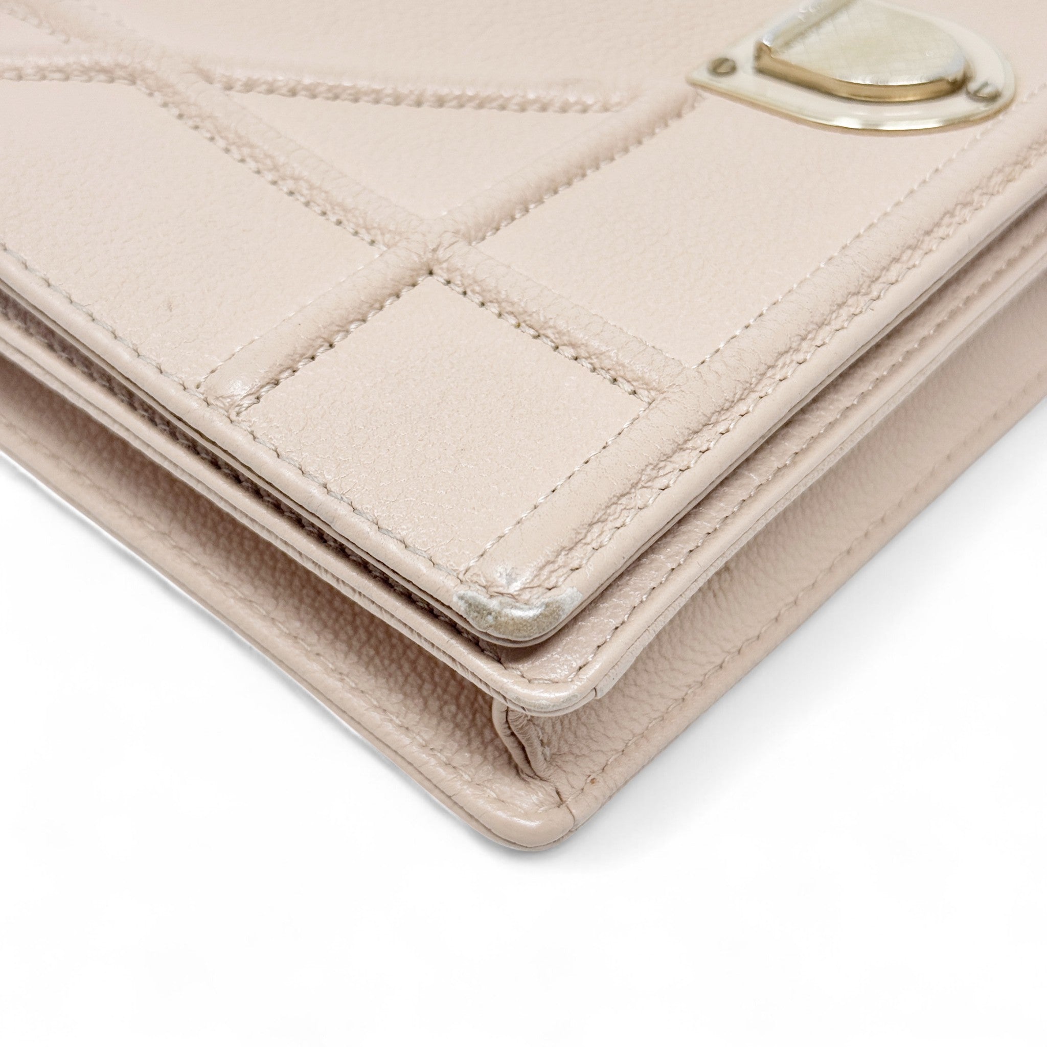 Dior Pink Diorama Wallet On Chain