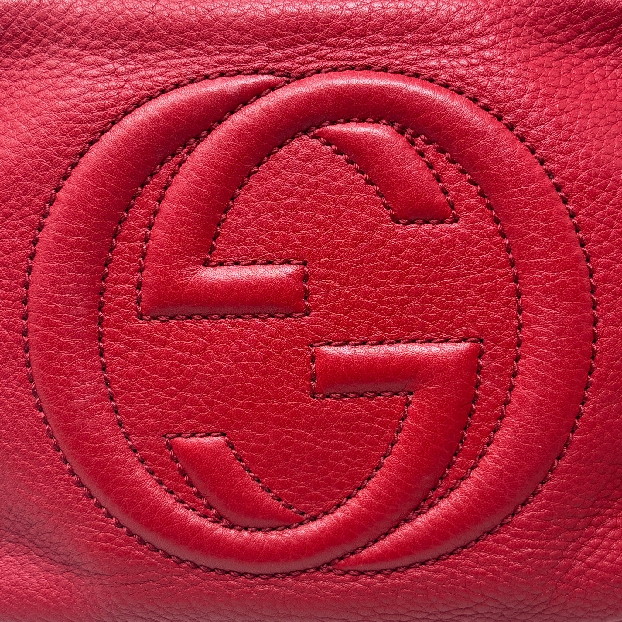 Gucci Red Soho Disco Camera Bag