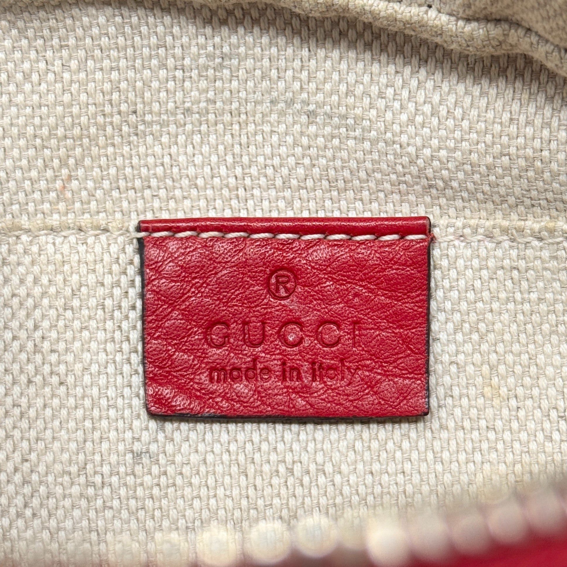 Gucci Red Soho Disco Camera Bag