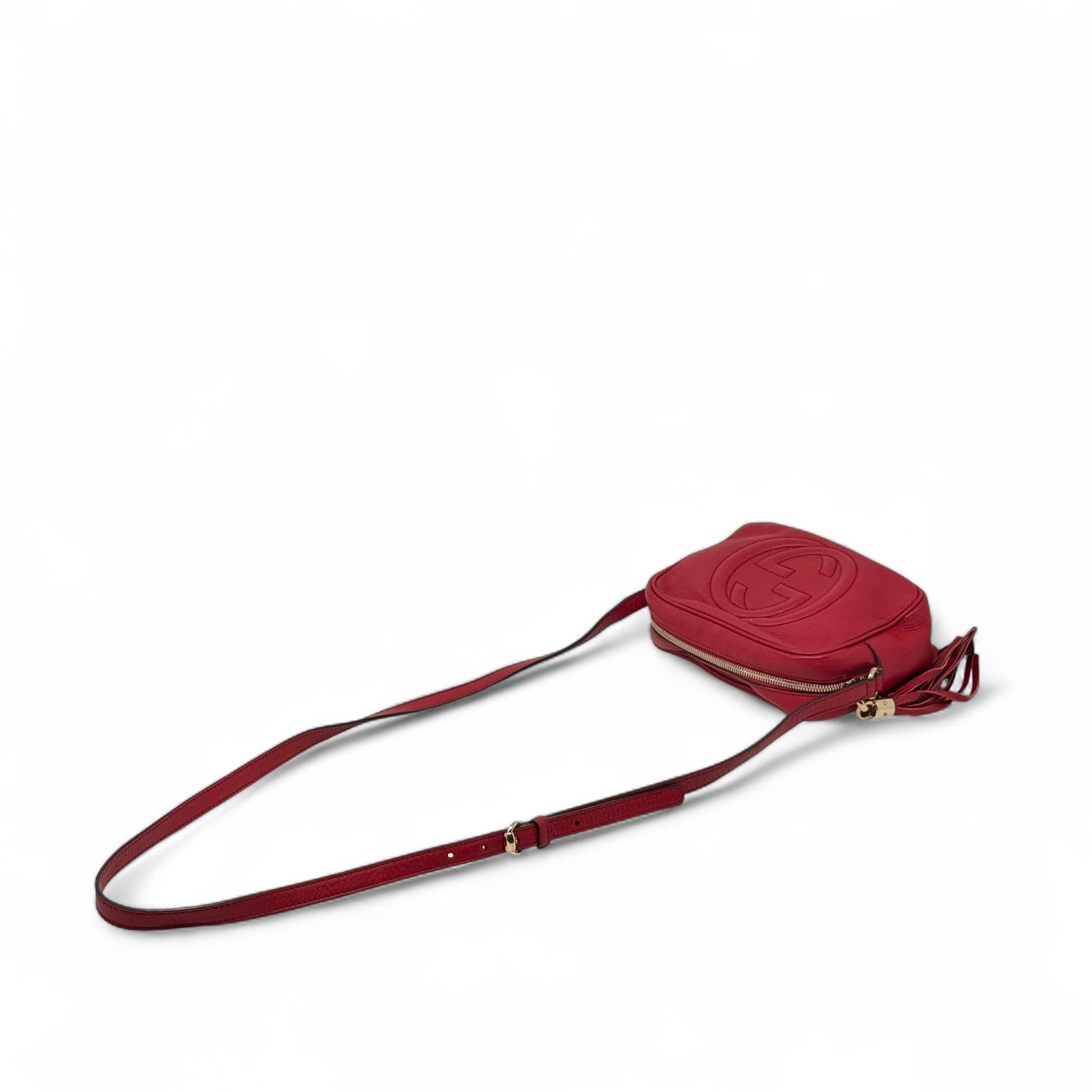 Gucci Red Soho Disco Camera Bag