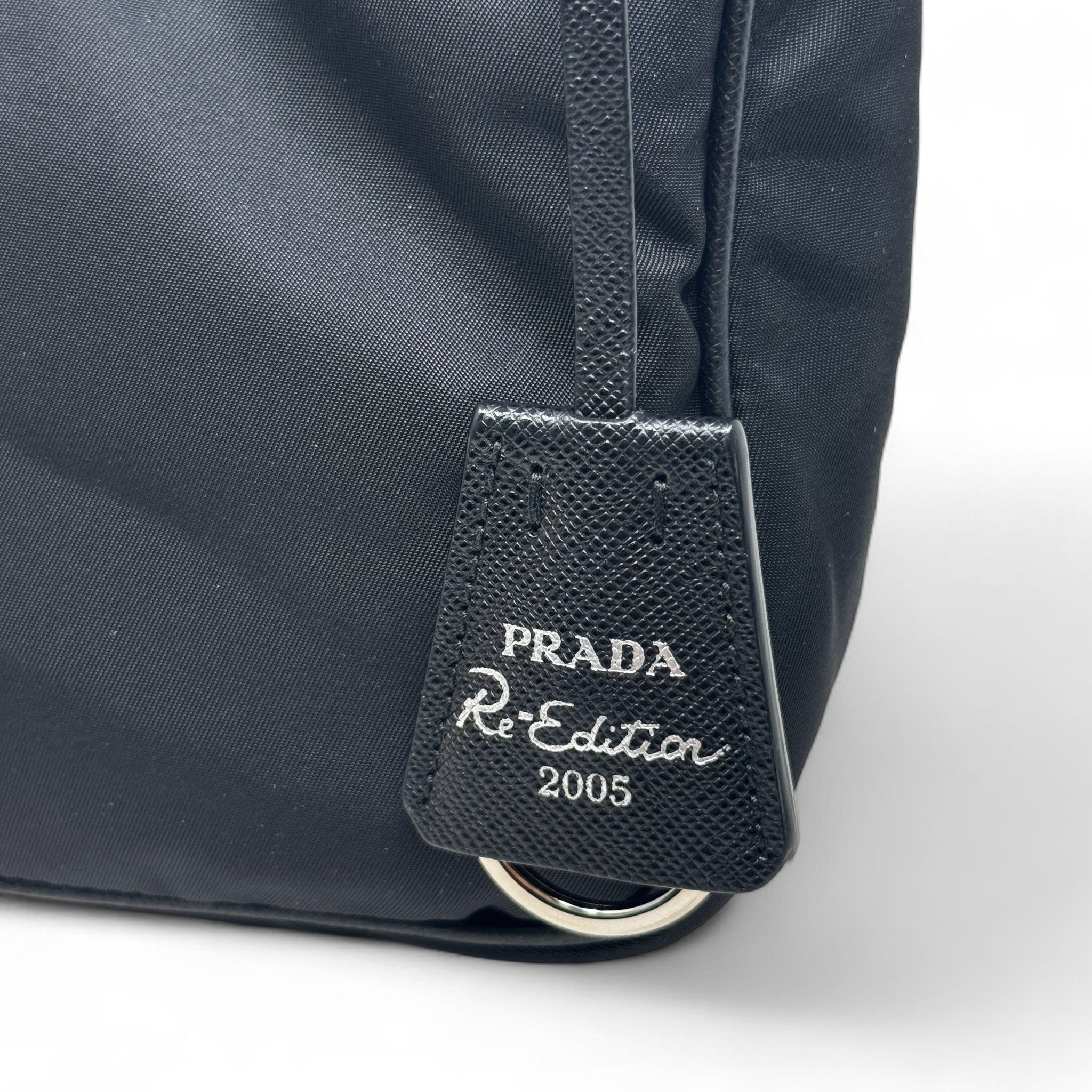 Prada Black Nylon Re-Edition 2005 Bag