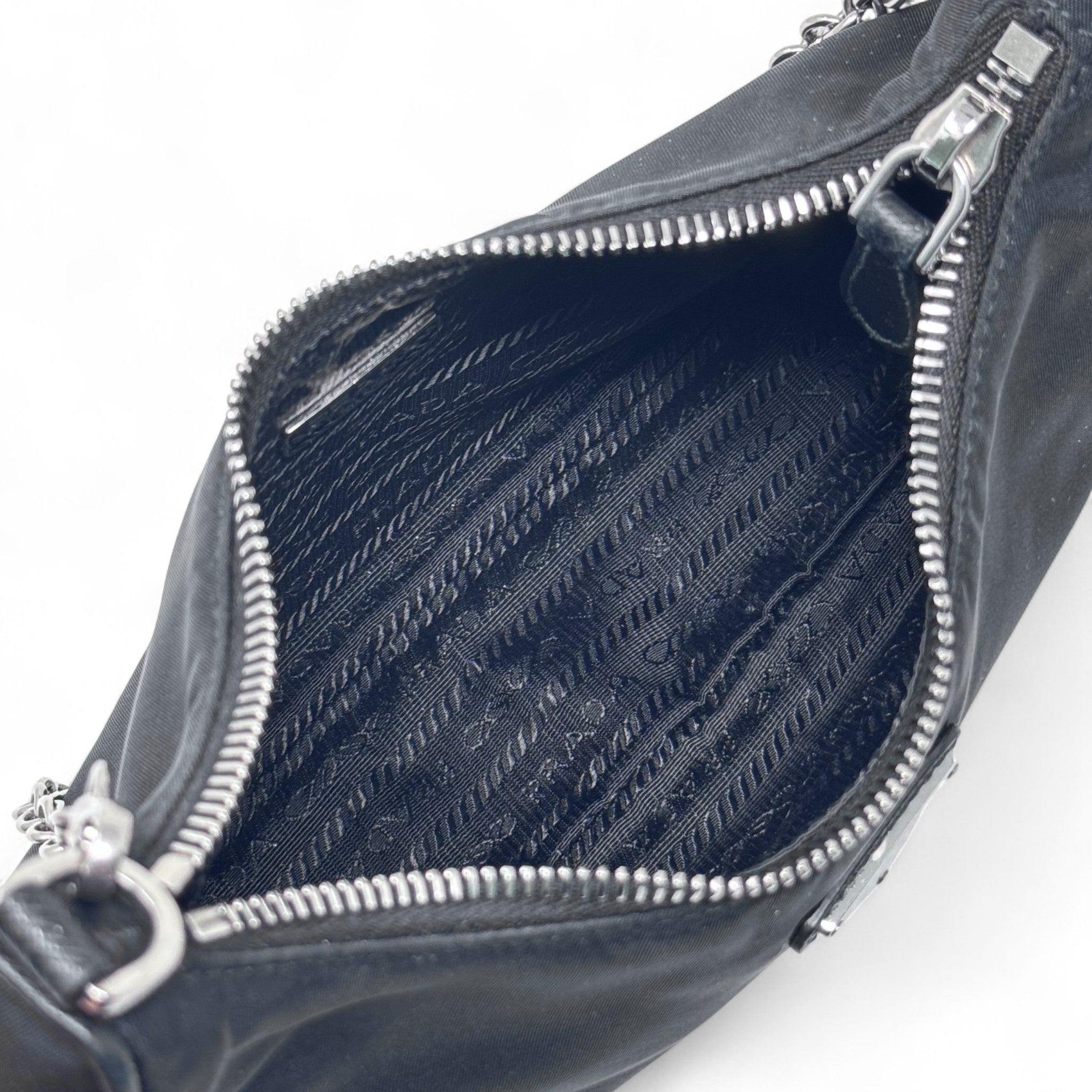 Prada Black Nylon Re-Edition 2005 Bag