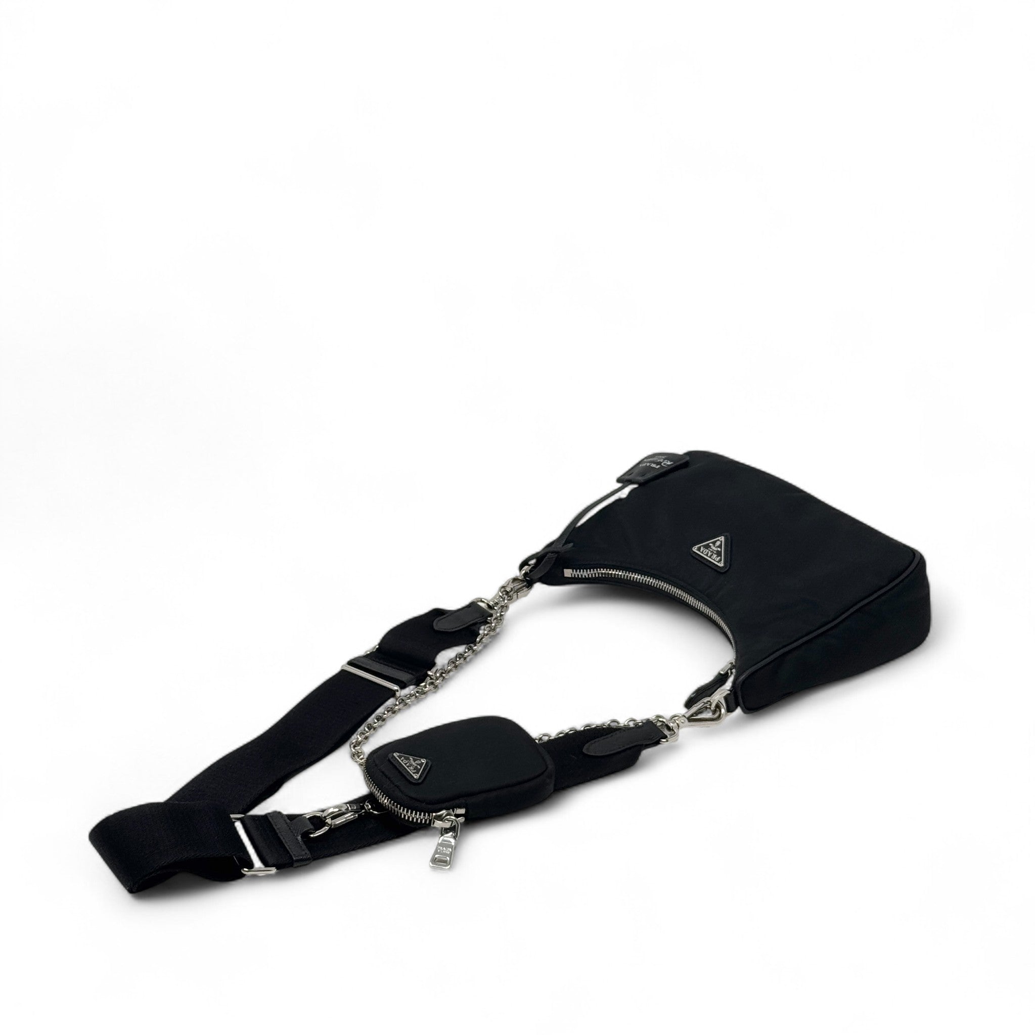 Prada Black Nylon Re-Edition 2005 Bag