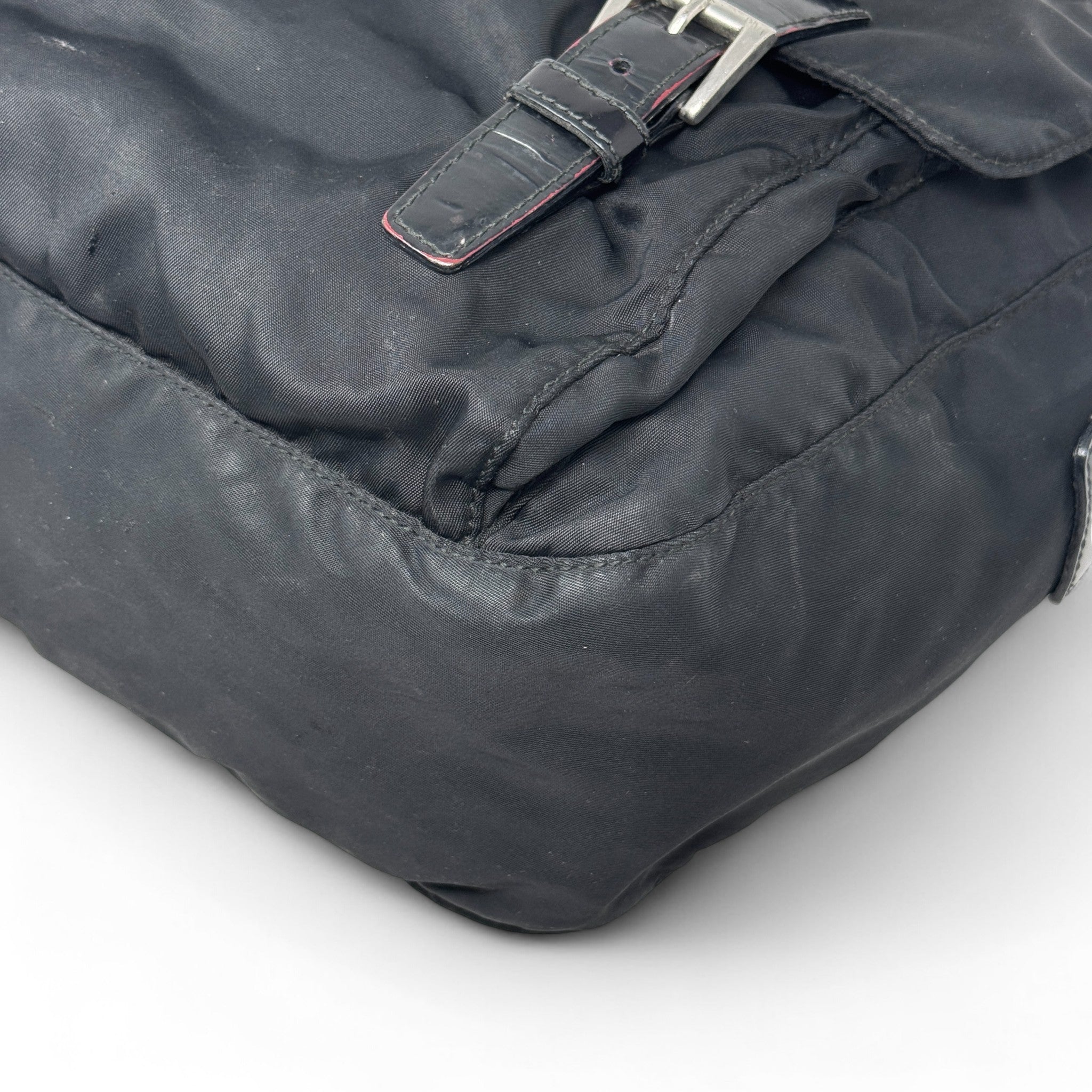 Prada Black Nylon Tessuto Messenger