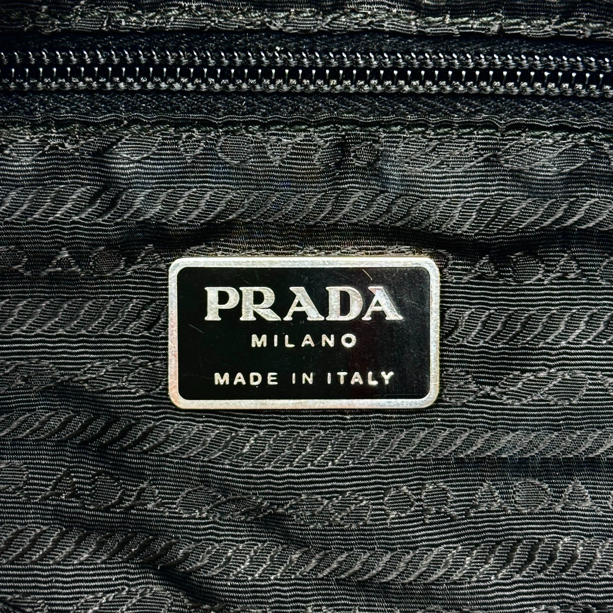 Prada Black Nylon Tessuto Messenger