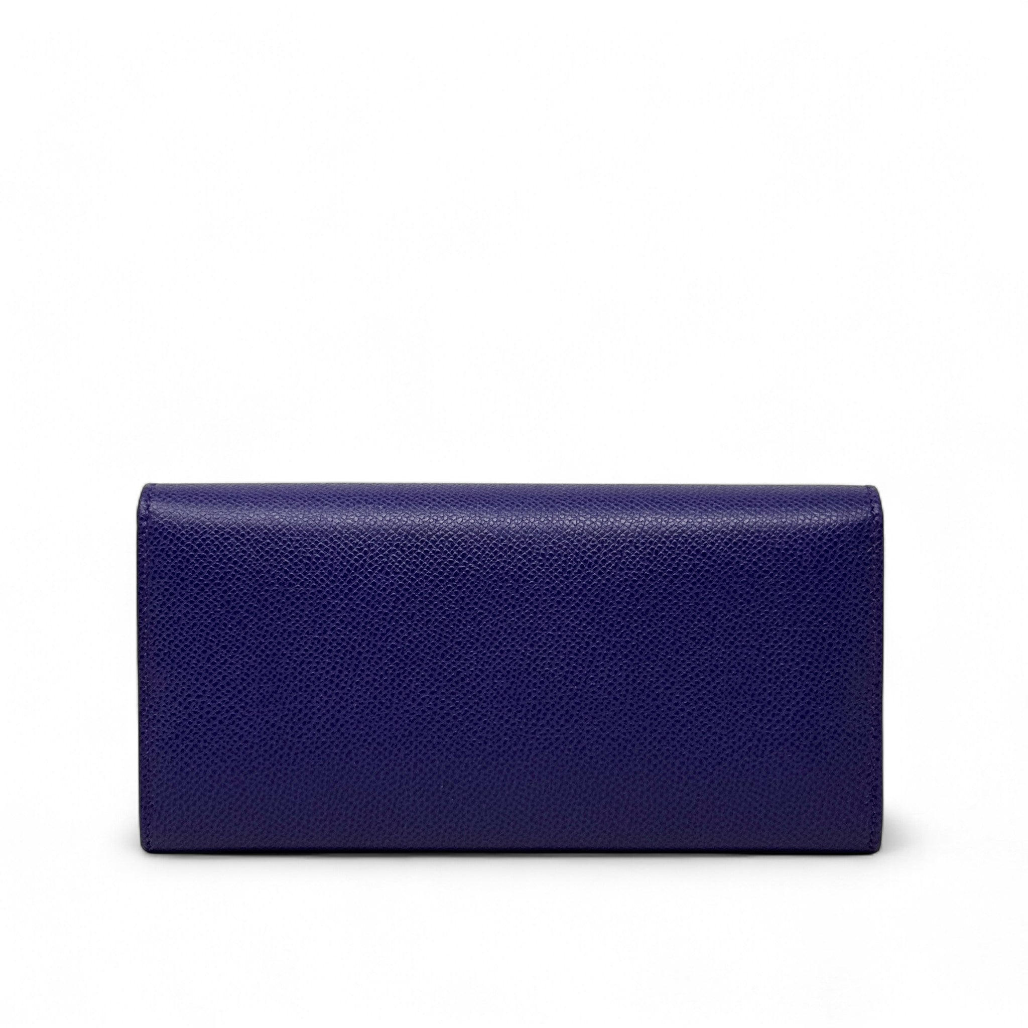 Ferragamo Purple Gancini Continental Wallet