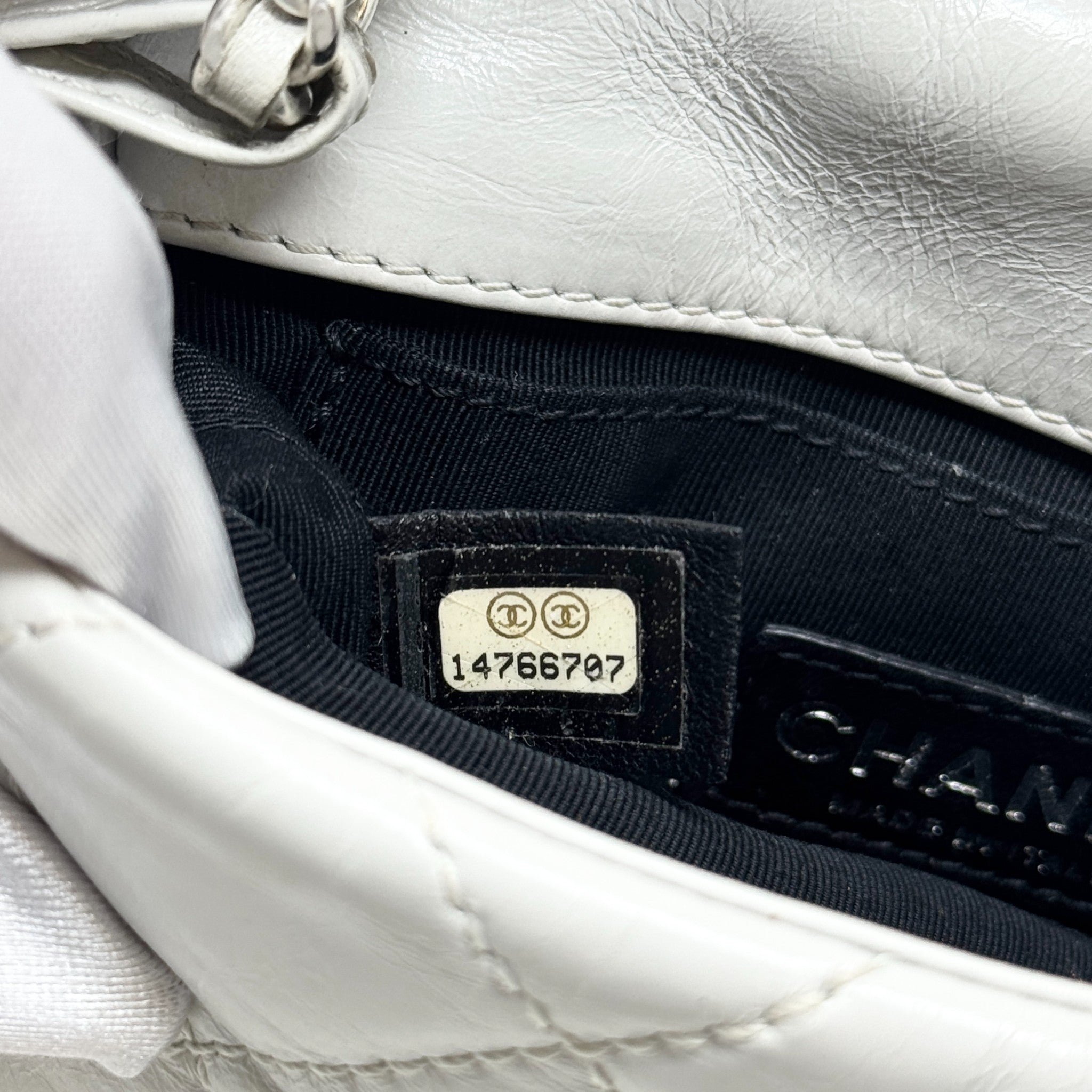 Chanel Grey Mini Chain Me Flap