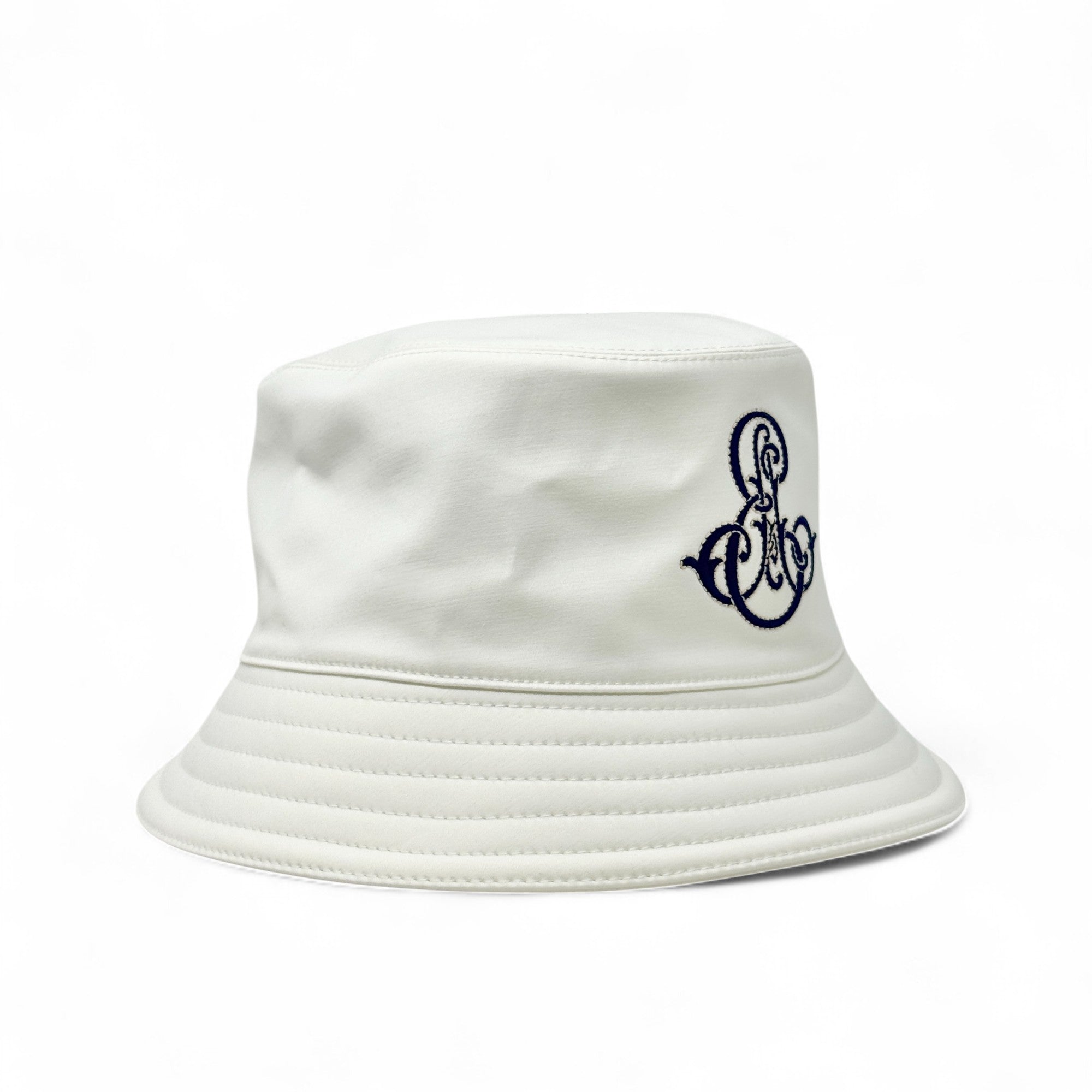 Hermes Blanc Harper Emile Bucket Hat