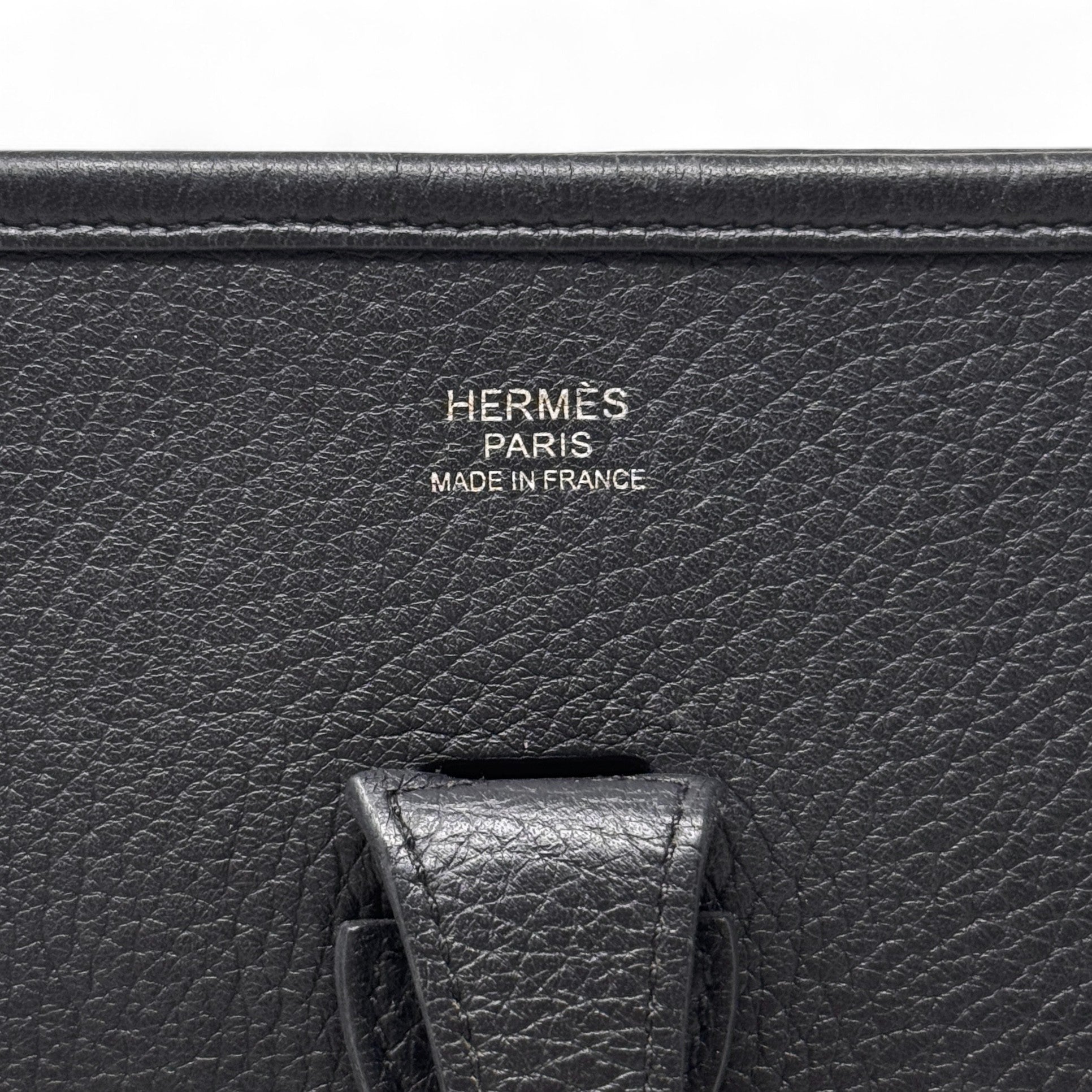 Hermes Noir Clemence Evelyne PM