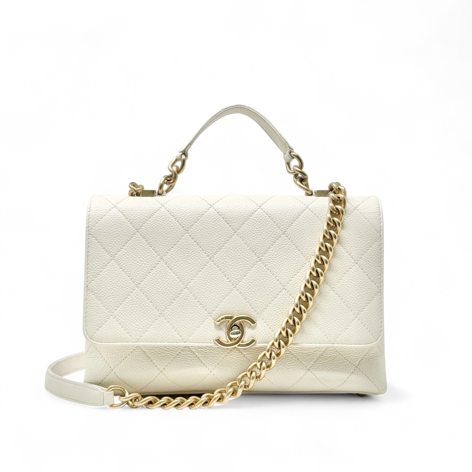 Chanel Cream Medium Chic Affinity Flap