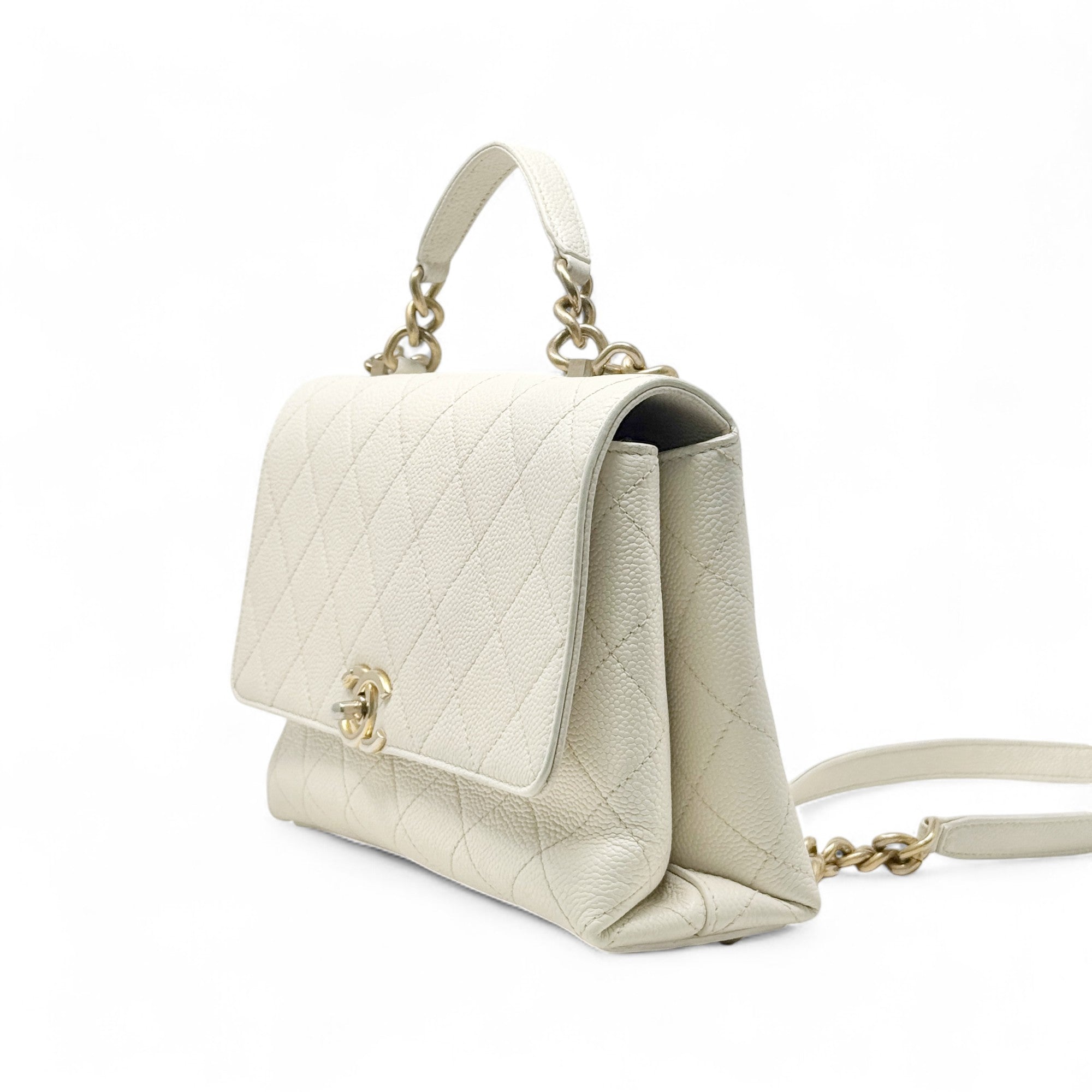 Chanel Cream Medium Chic Affinity Flap