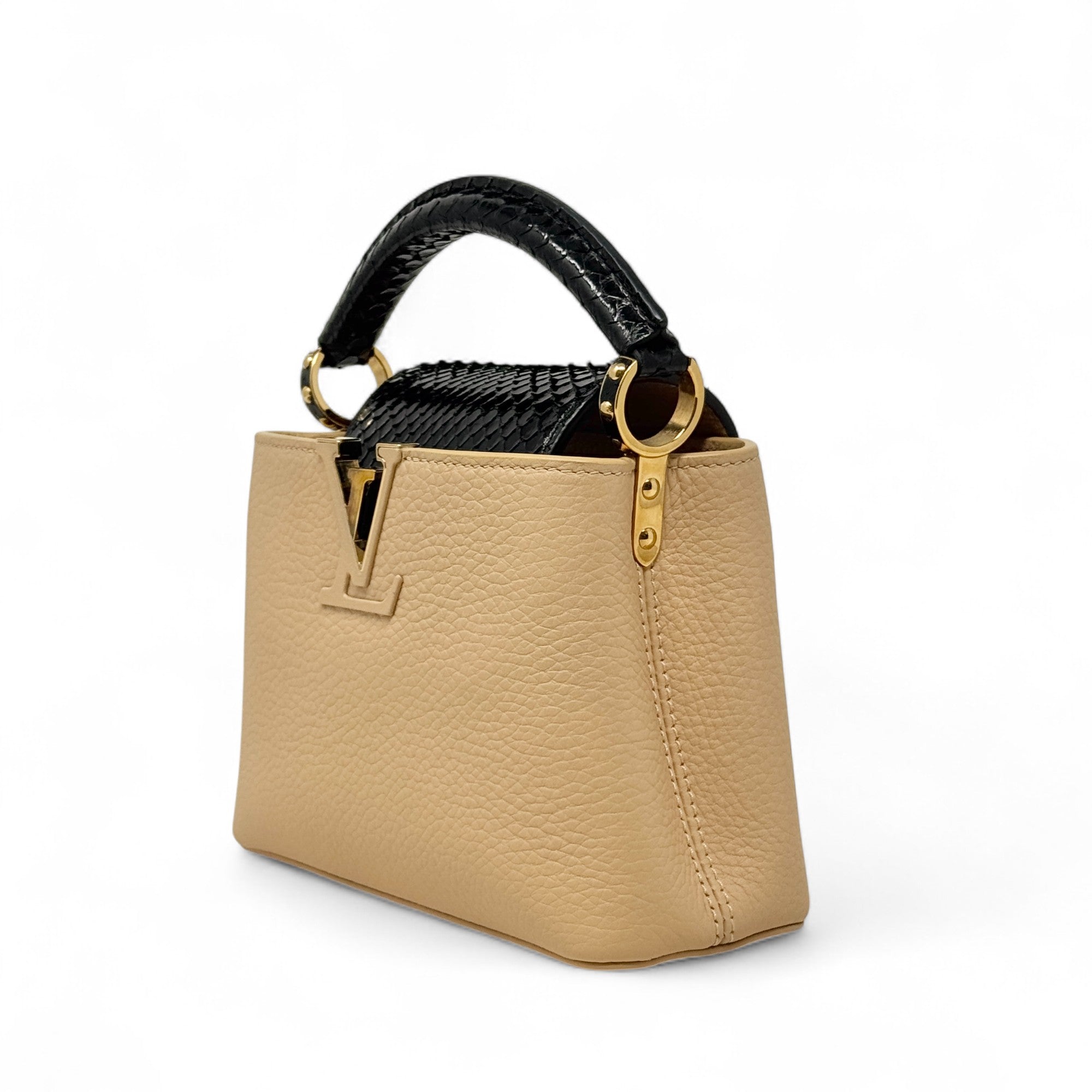 Louis Vuitton Python Mini Capucines Bag