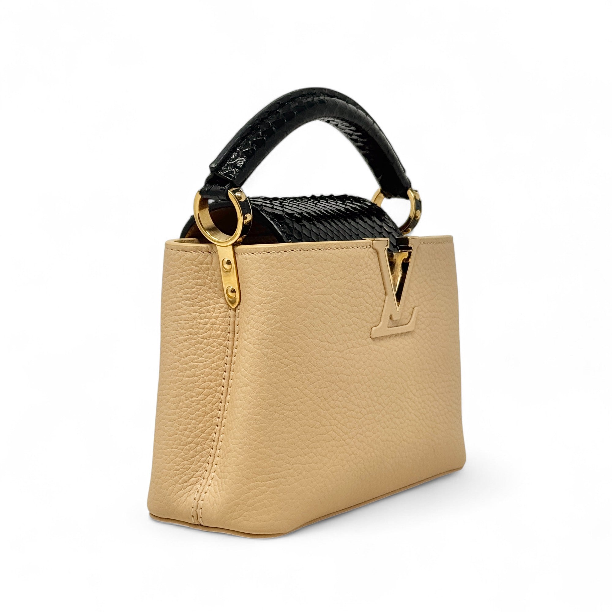 Louis Vuitton Python Mini Capucines Bag