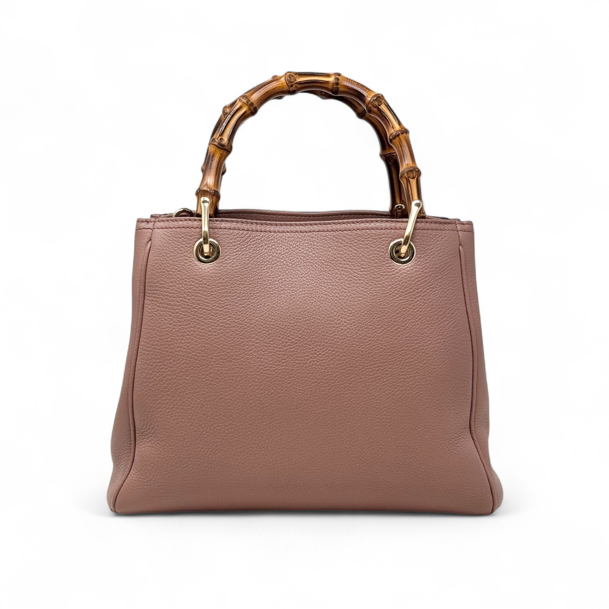 Gucci Mauve Bamboo Shopper
