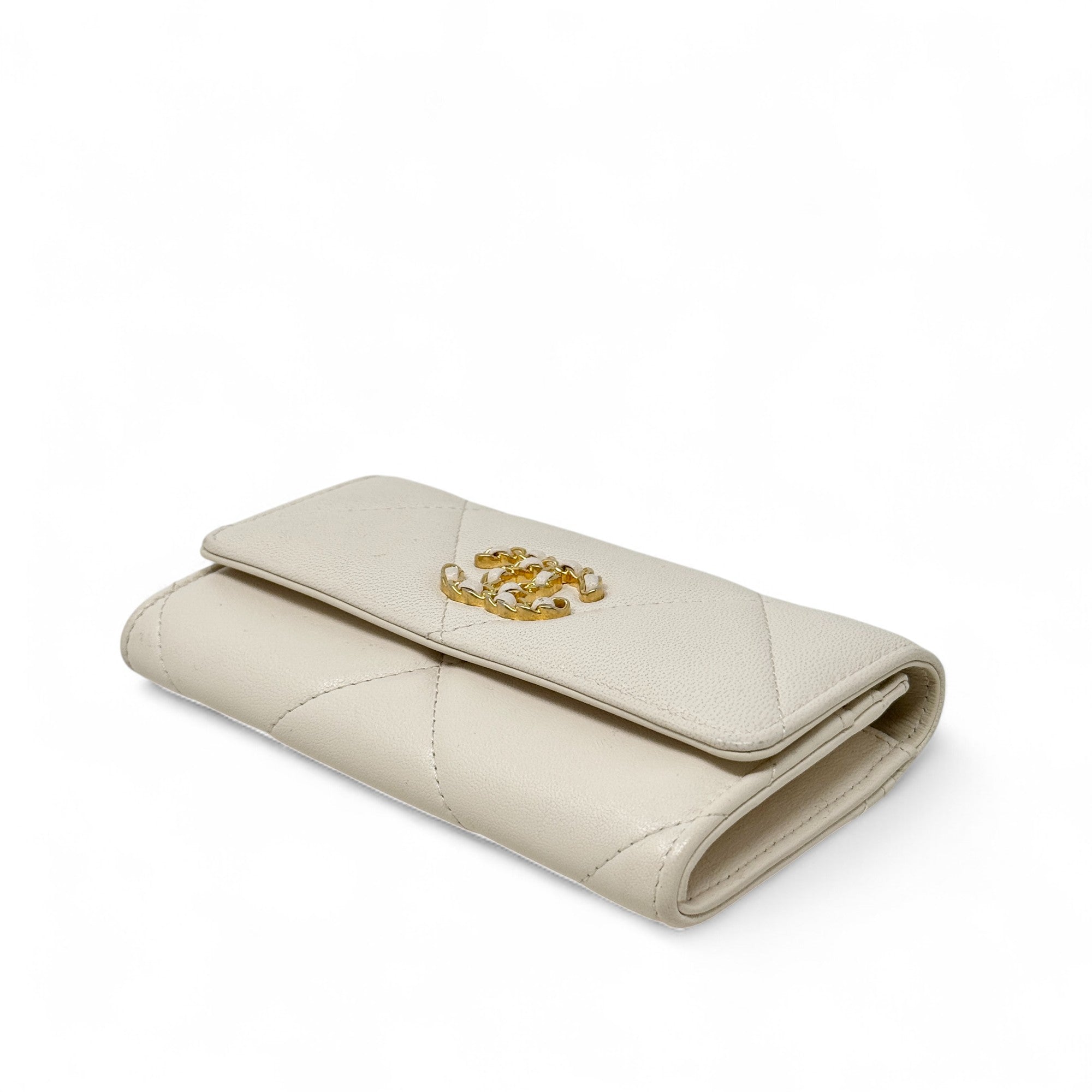 Chanel Beige 19 Wallet