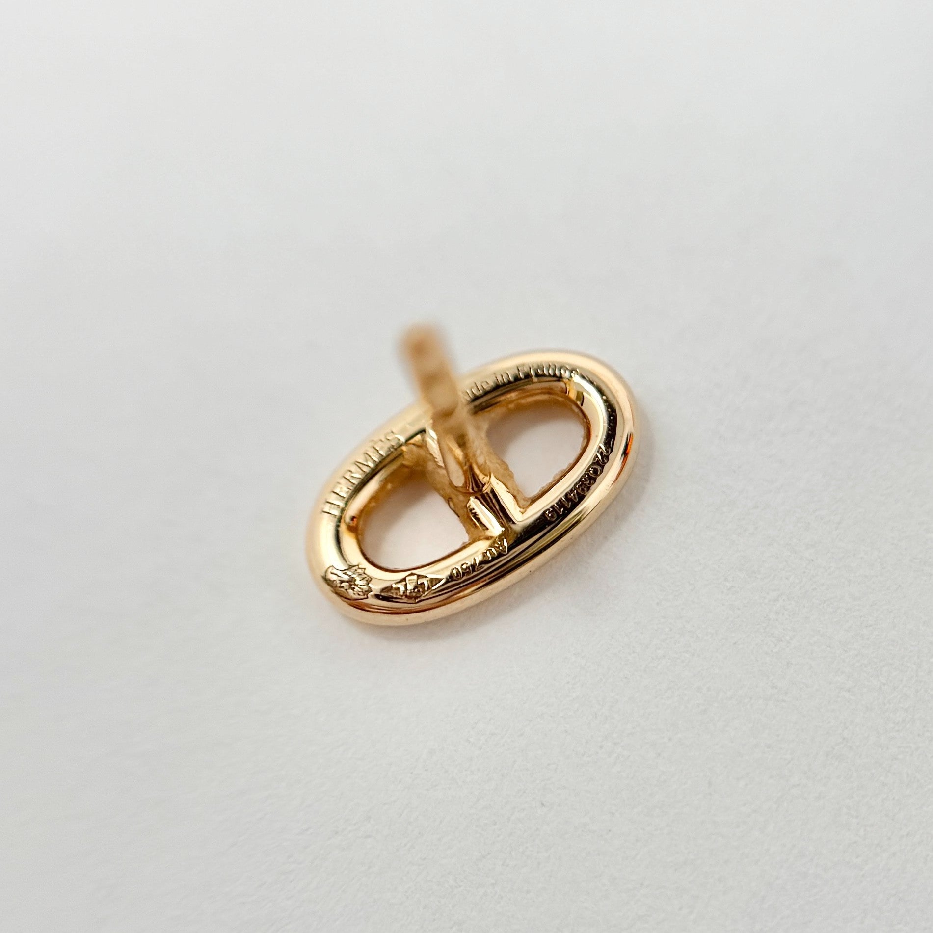 Hermes Rose Gold Farandole Earrings