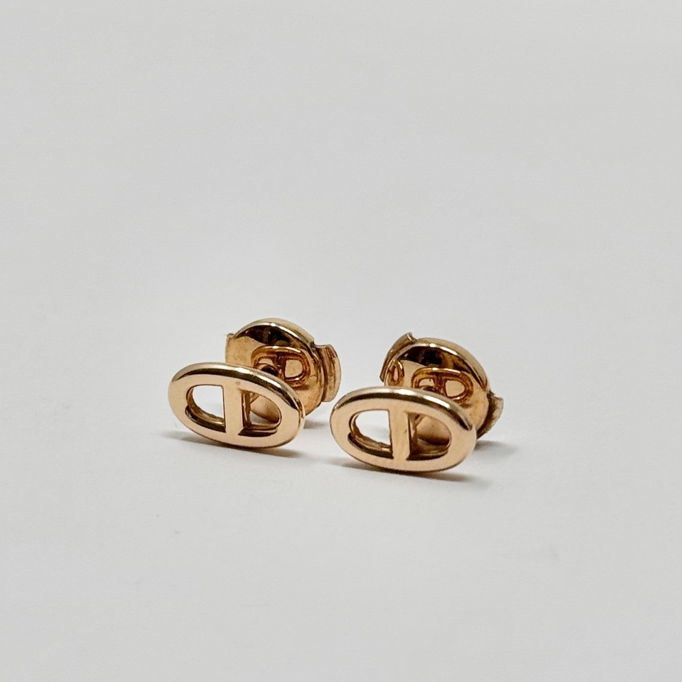 Hermes Rose Gold Farandole Earrings