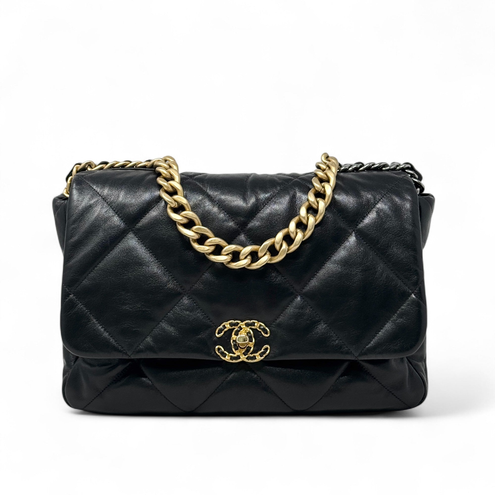 Chanel Black Large 19 Flap