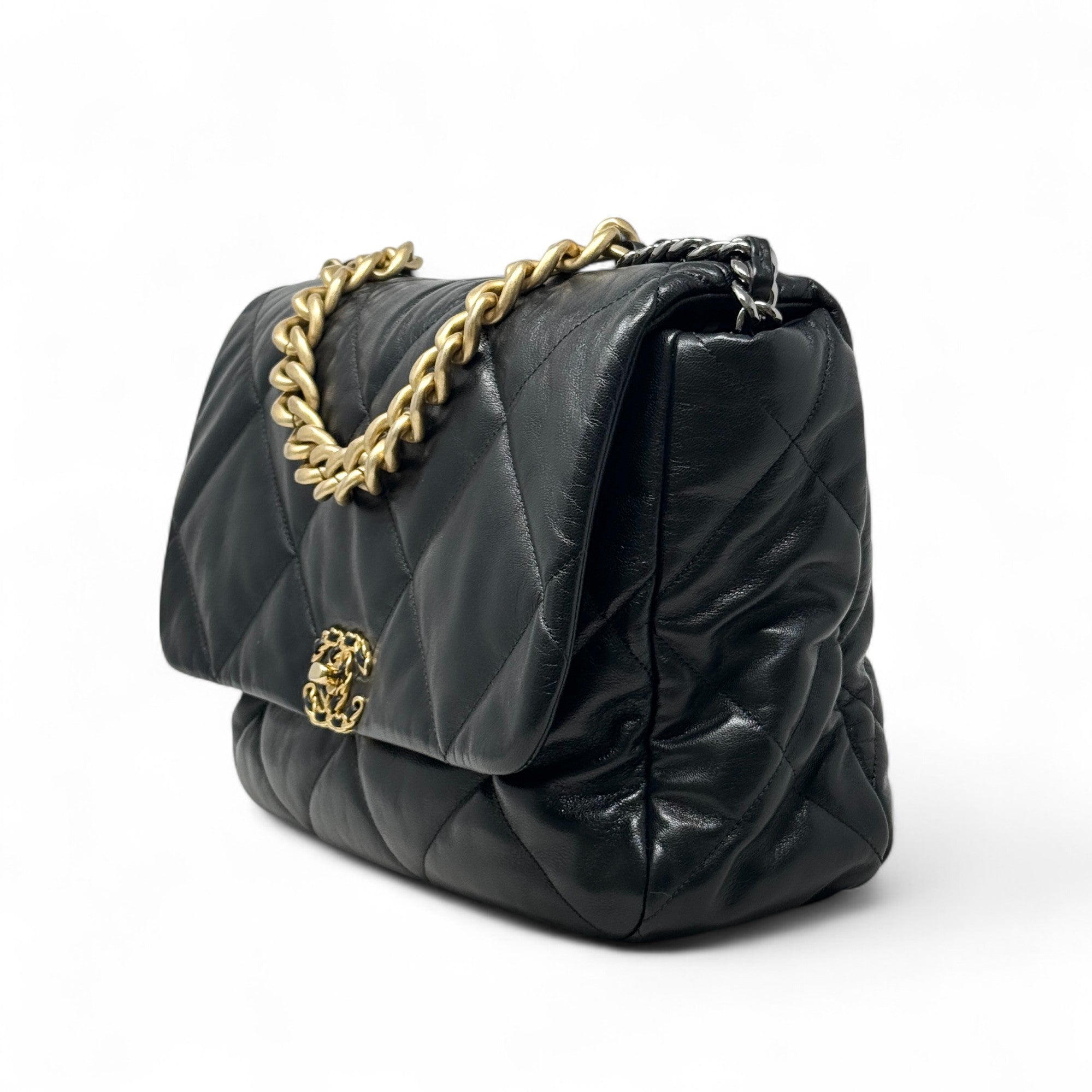 Chanel Black Large 19 Flap