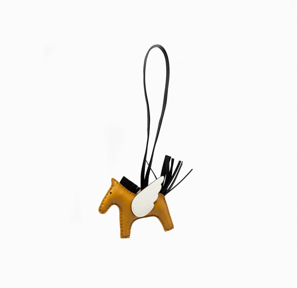 Hermes Sesame Pegase Rodeo Charm PM