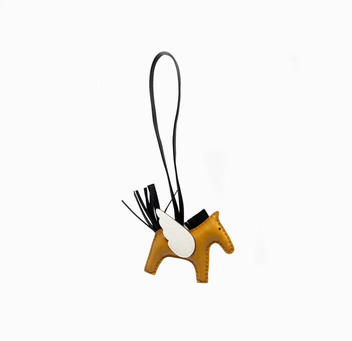 Hermes Sesame Pegase Rodeo Charm PM
