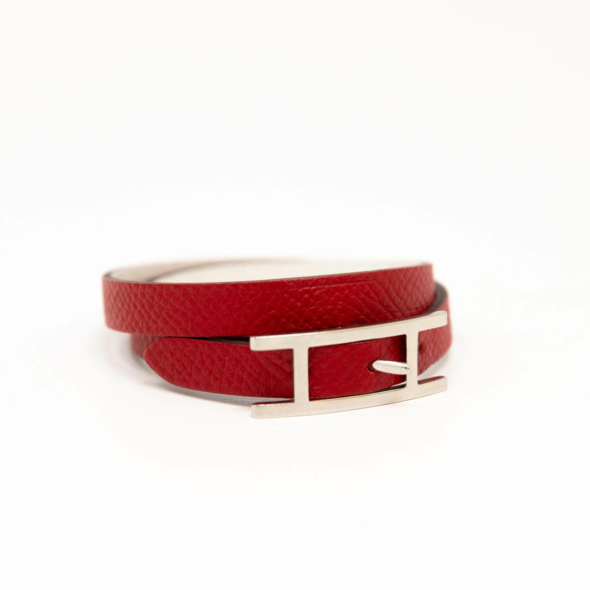 Hermes Reversible Behapi Double Tour Bracelet