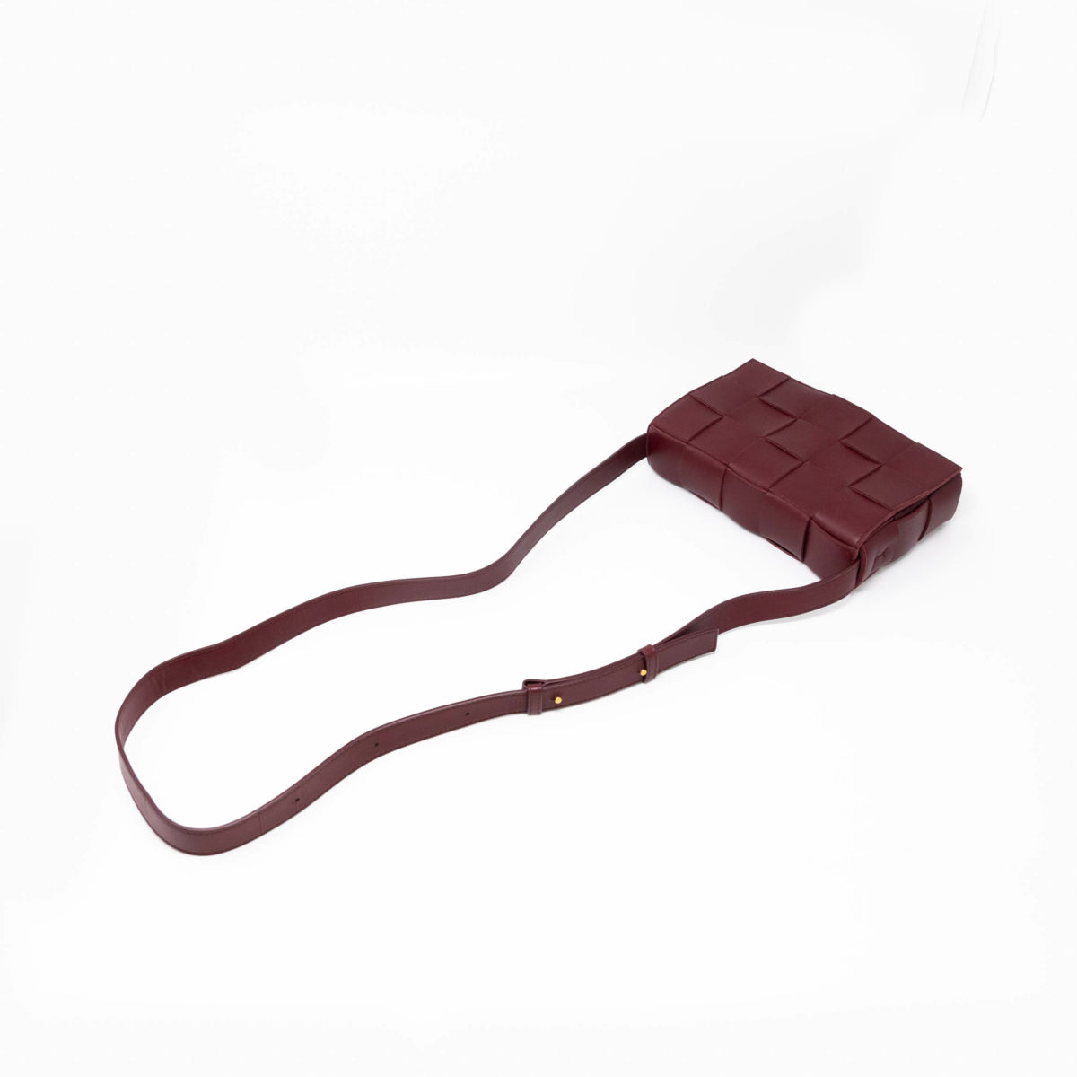 Bottega Veneta Burgundy Cassette Bag