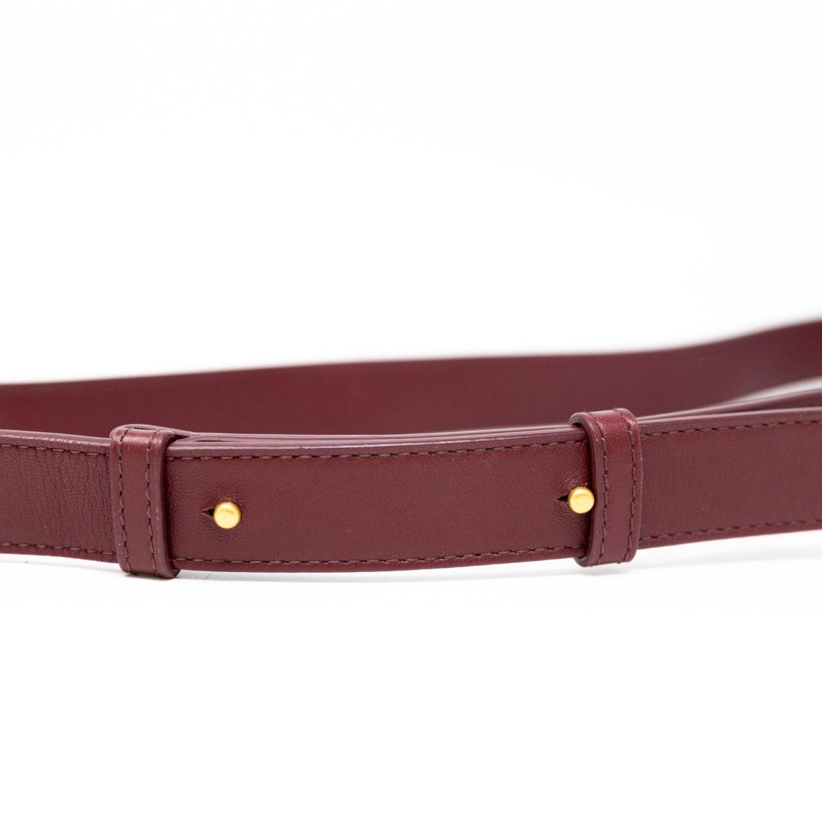 Bottega Veneta Burgundy Cassette Bag