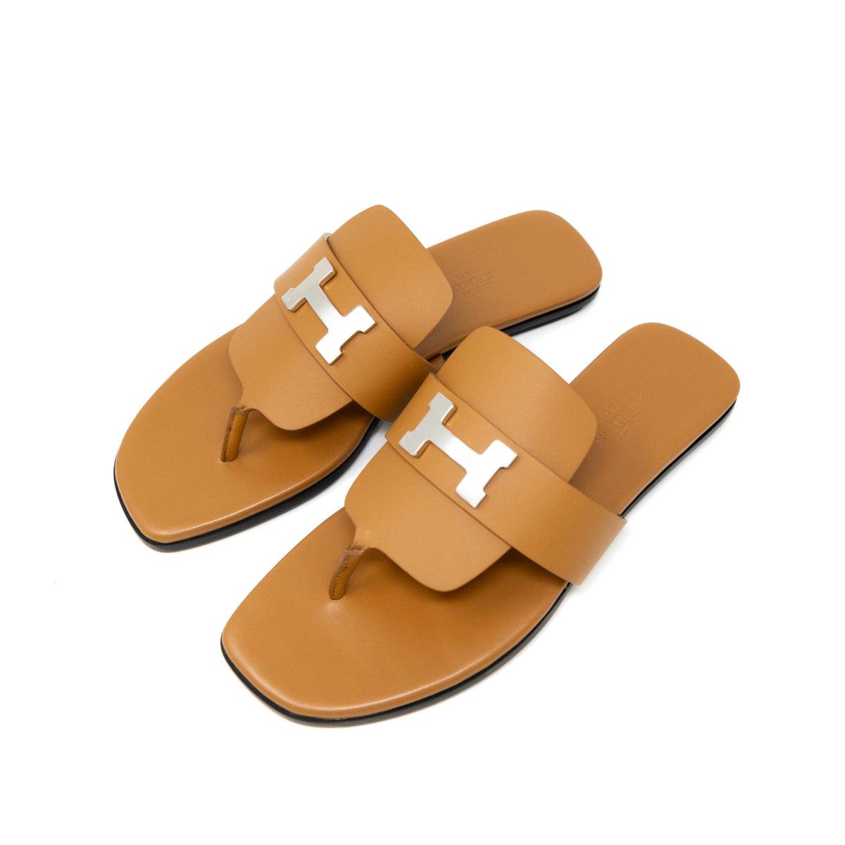 Hermes Naturel Galerie Sandals 36.5