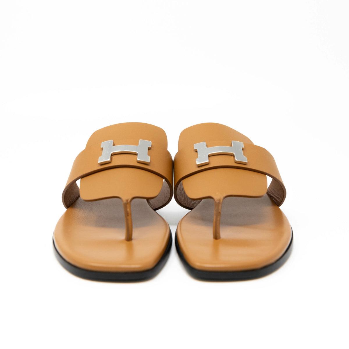 Hermes Naturel Galerie Sandals 36.5