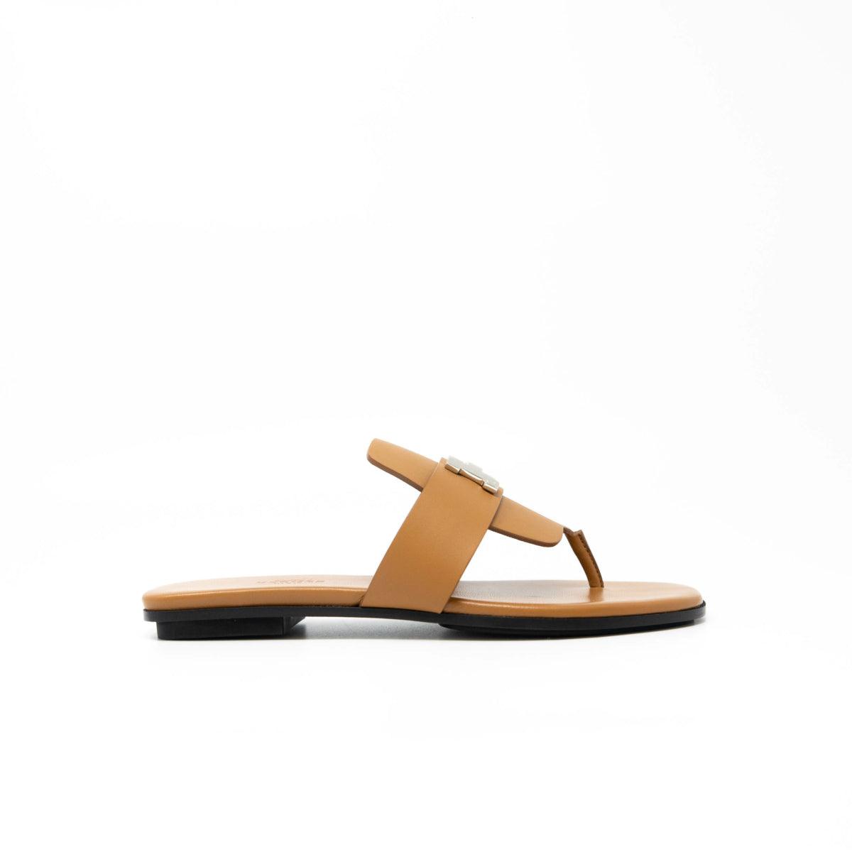 Hermes Naturel Galerie Sandals 36.5