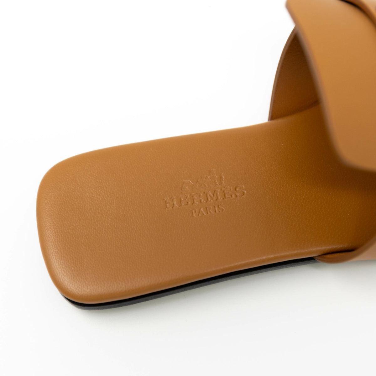 Hermes Naturel Galerie Sandals 36.5
