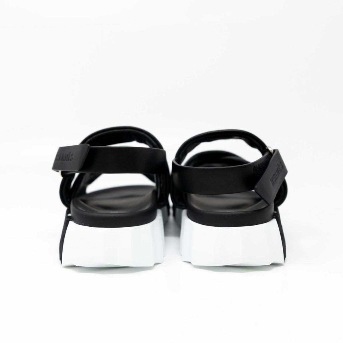 Hermes Noir Electric Sandals 35.5