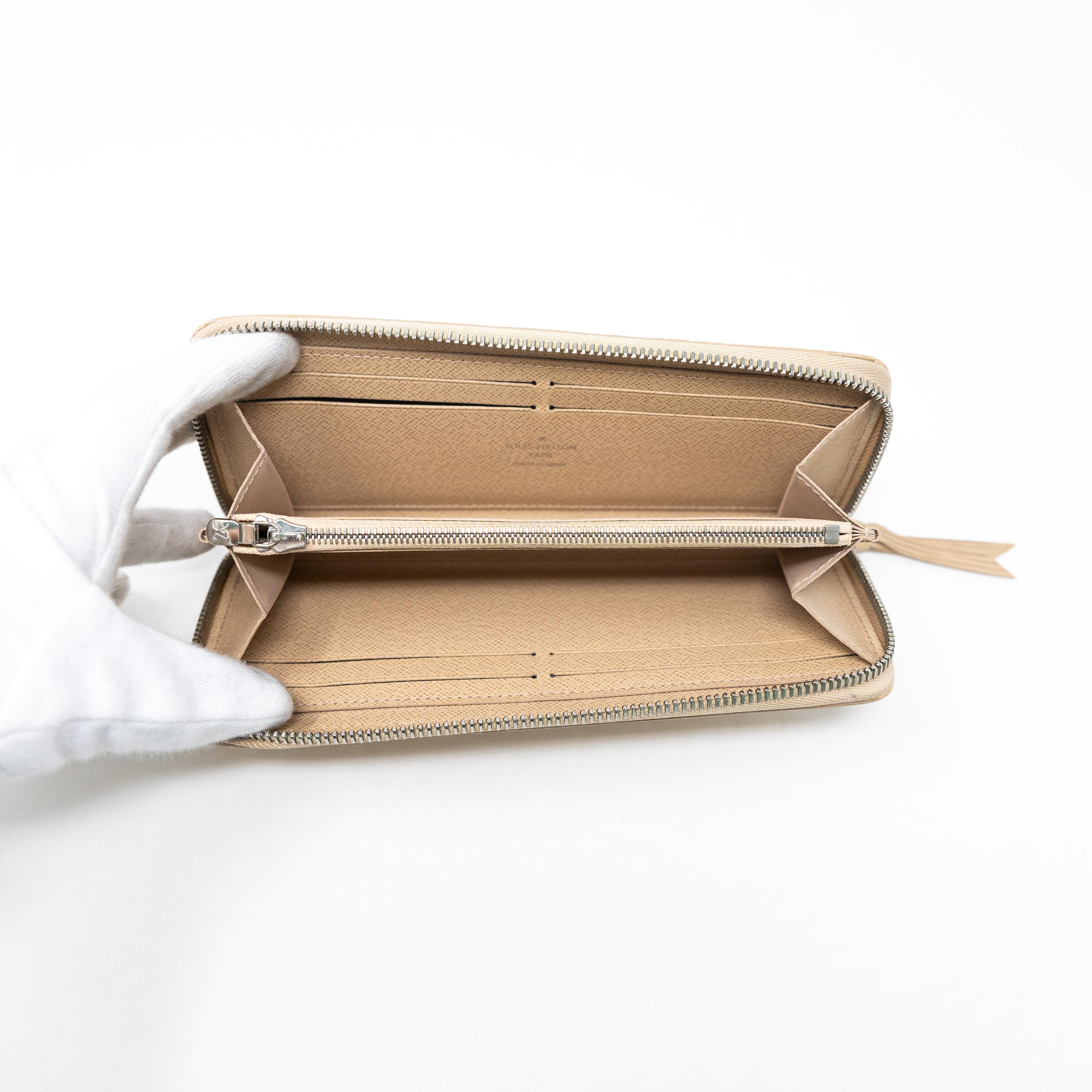 Louis Vuitton Beige Clemence Wallet