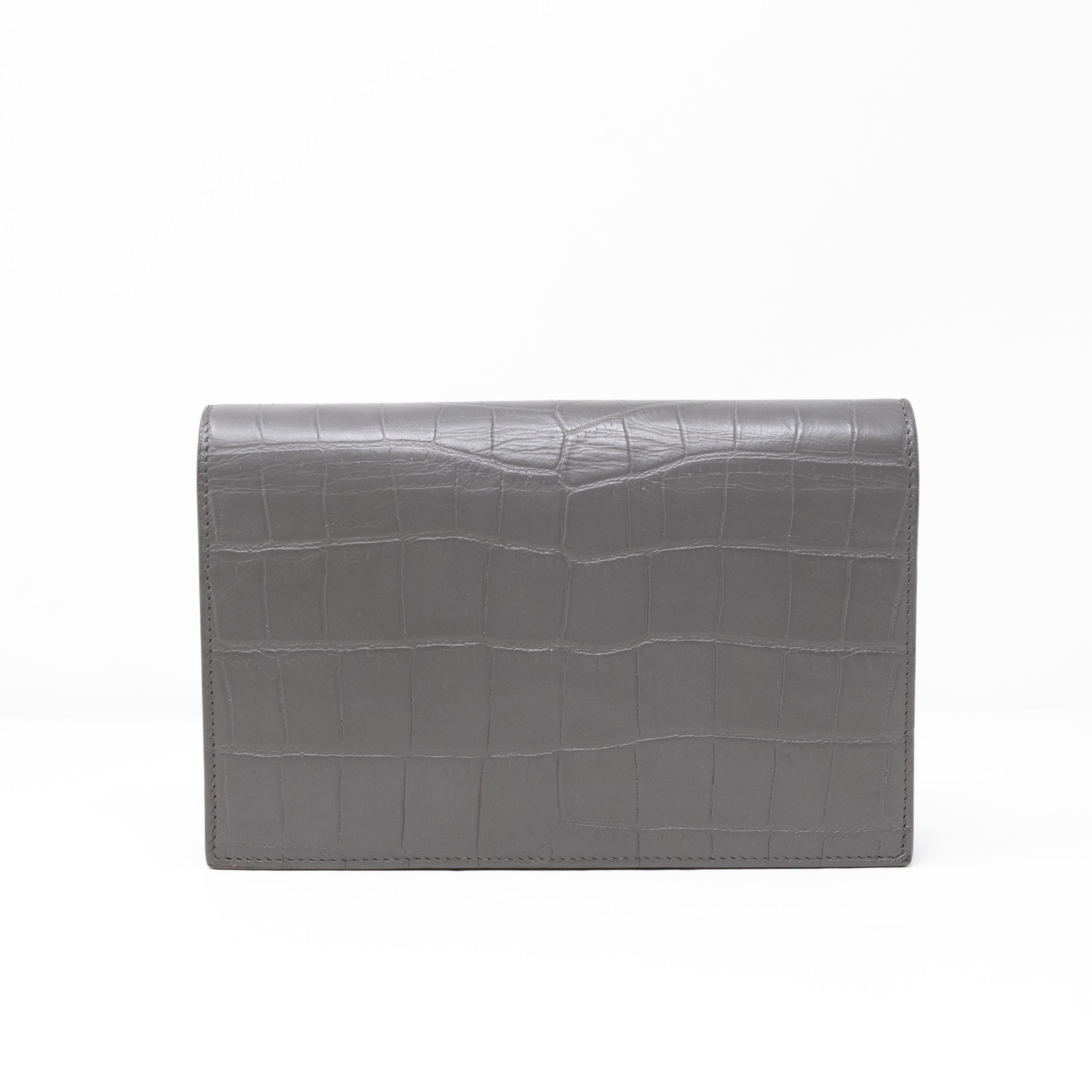 Saint Laurent Grey Small Kate Tassel Bag
